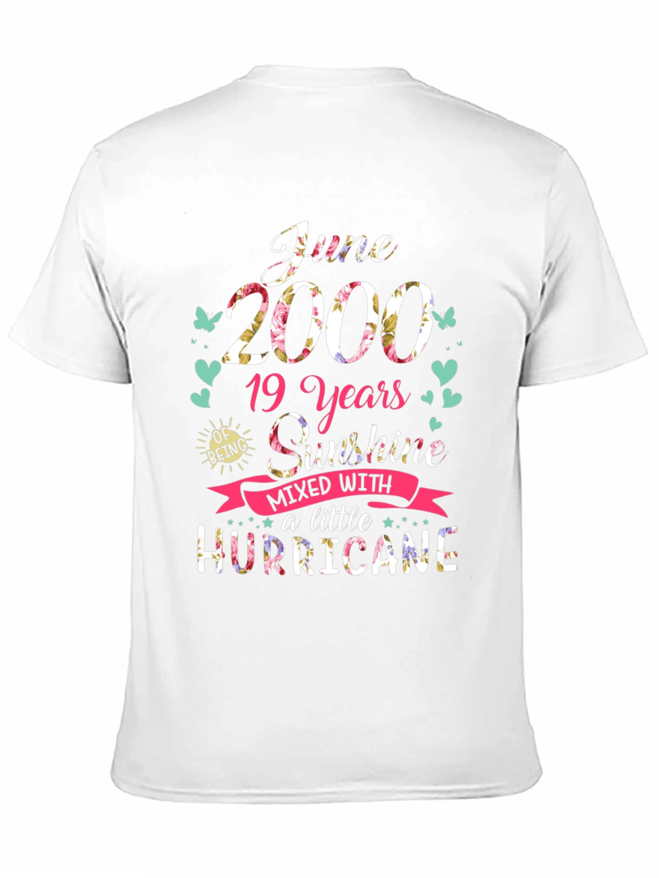 June 2000 Sunshine Hurricane Graphic T-Shirt