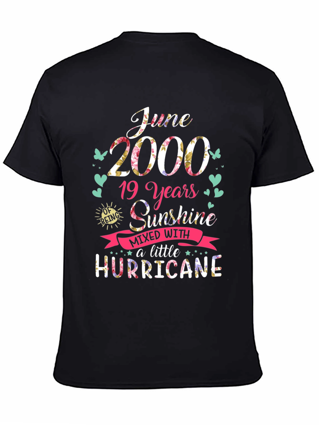 June 2000 Sunshine Hurricane Graphic T-Shirt