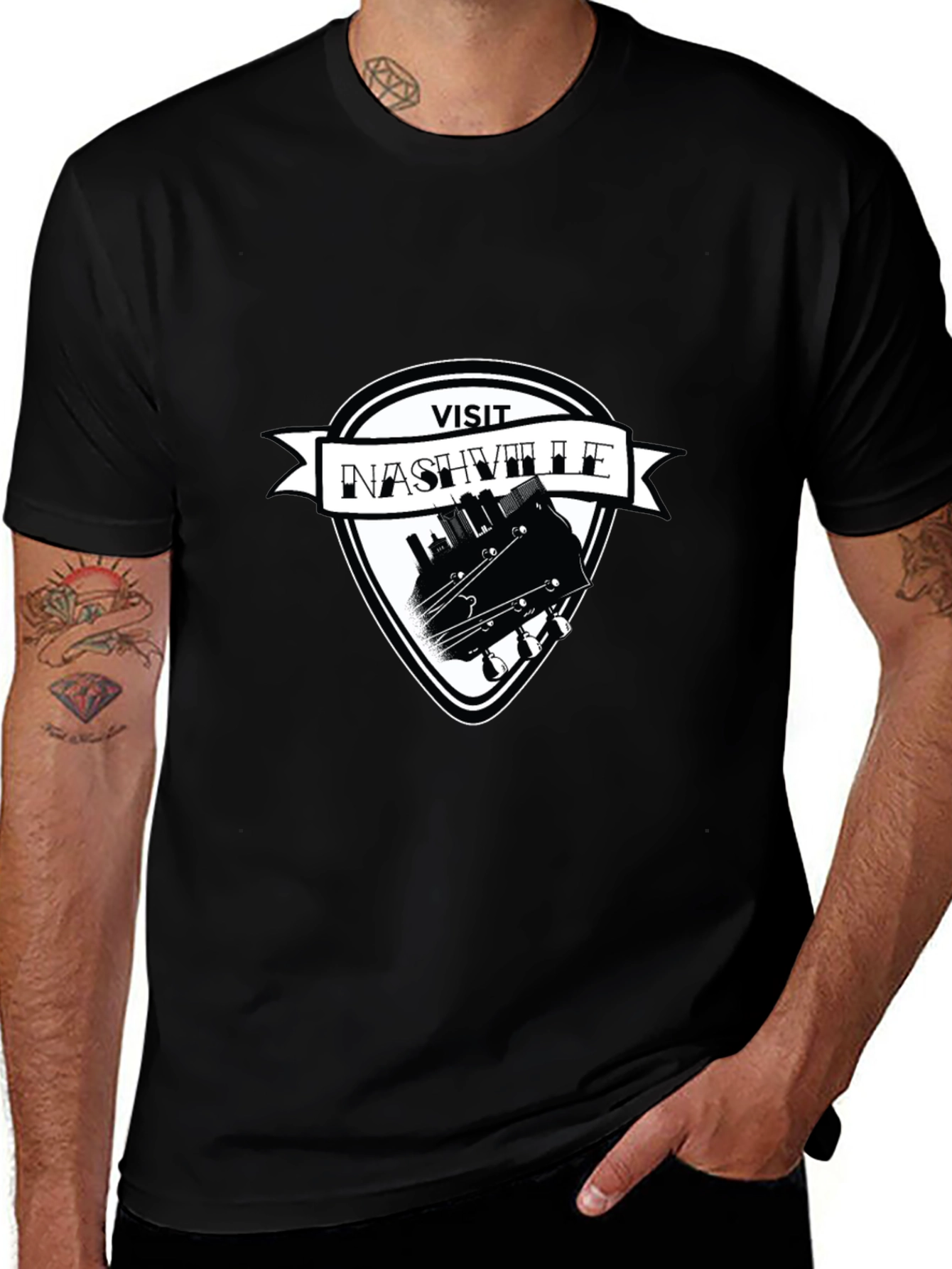 Visit Nashville Graphic T-Shirt