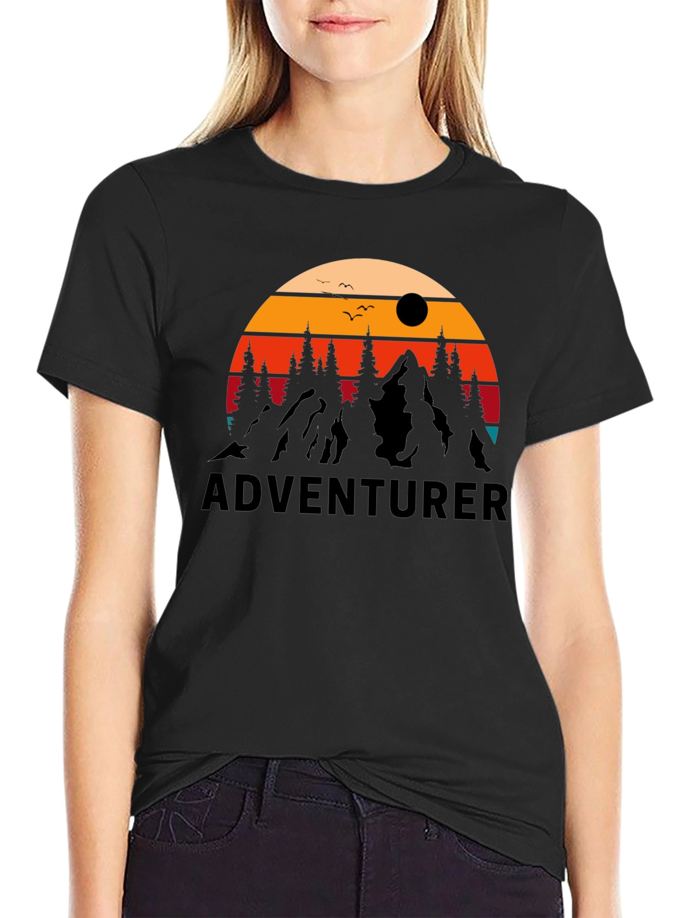 Adventurer Graphic Tee - Retro Outdoor Design