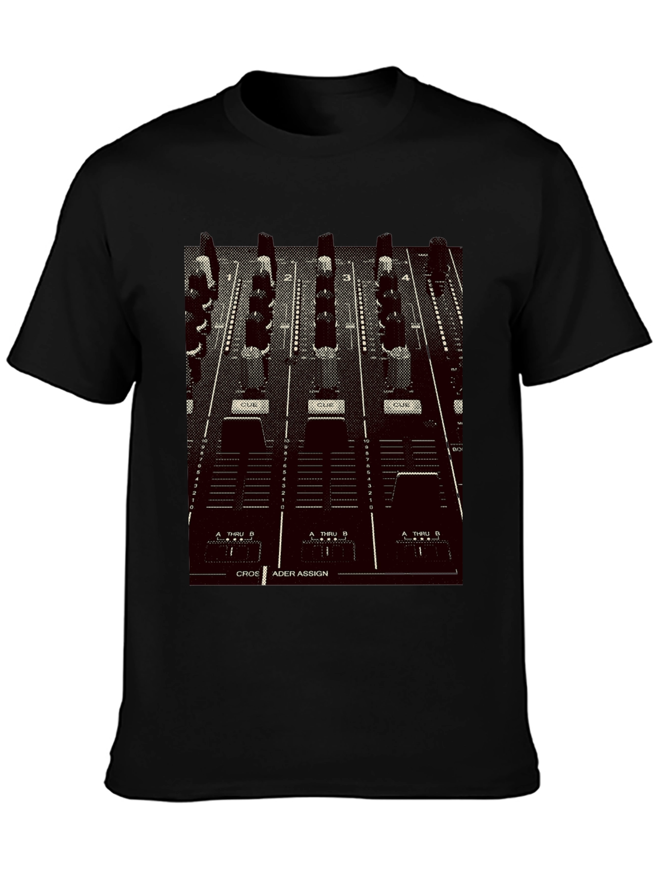DJ Mixer Graphic Tee - Black