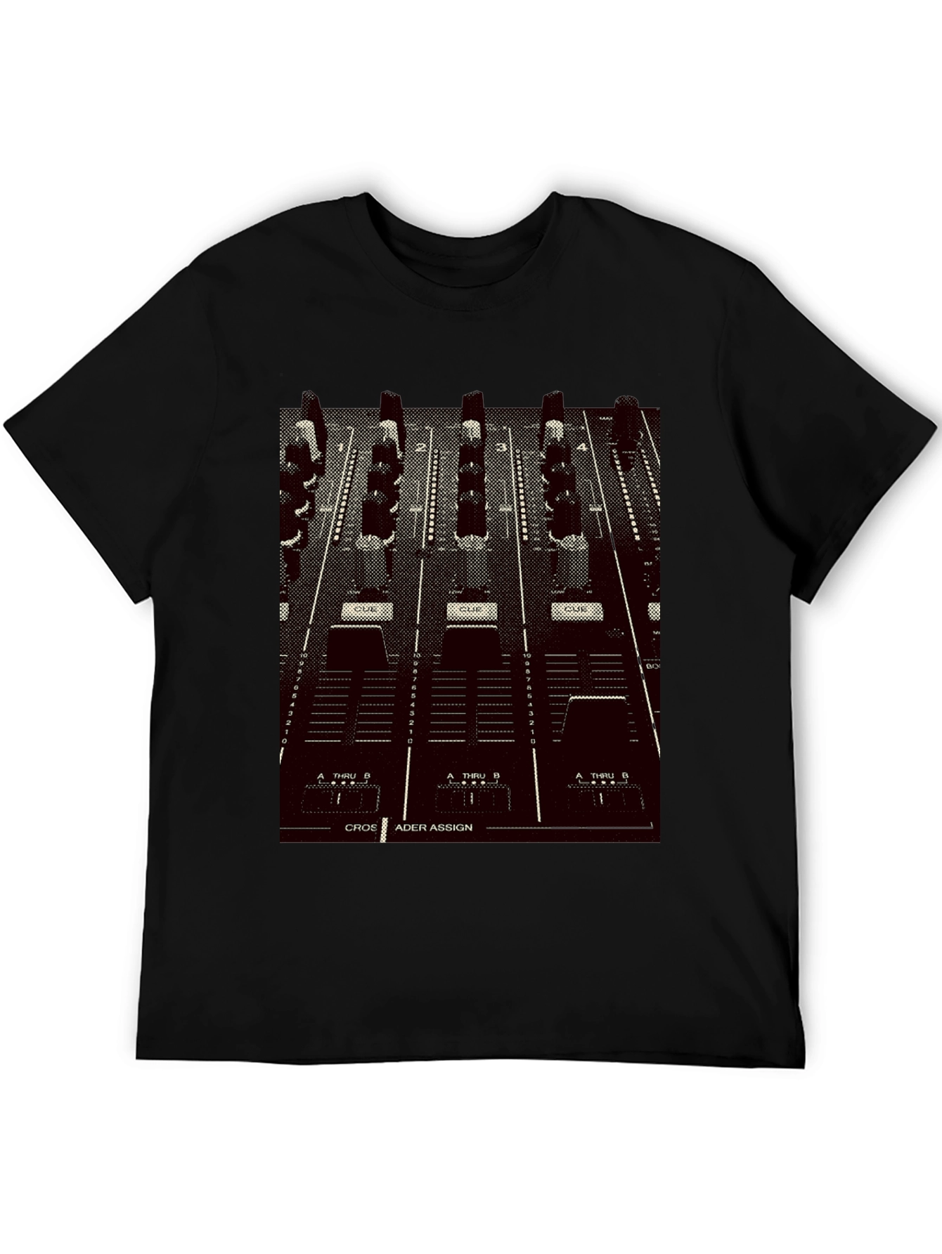 DJ Mixer Graphic Tee - Black