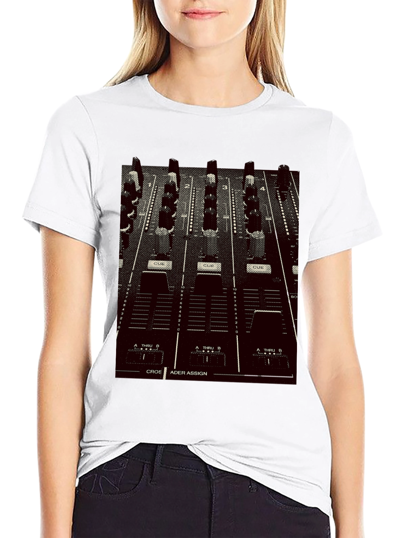 DJ Mixer Graphic Tee - Black