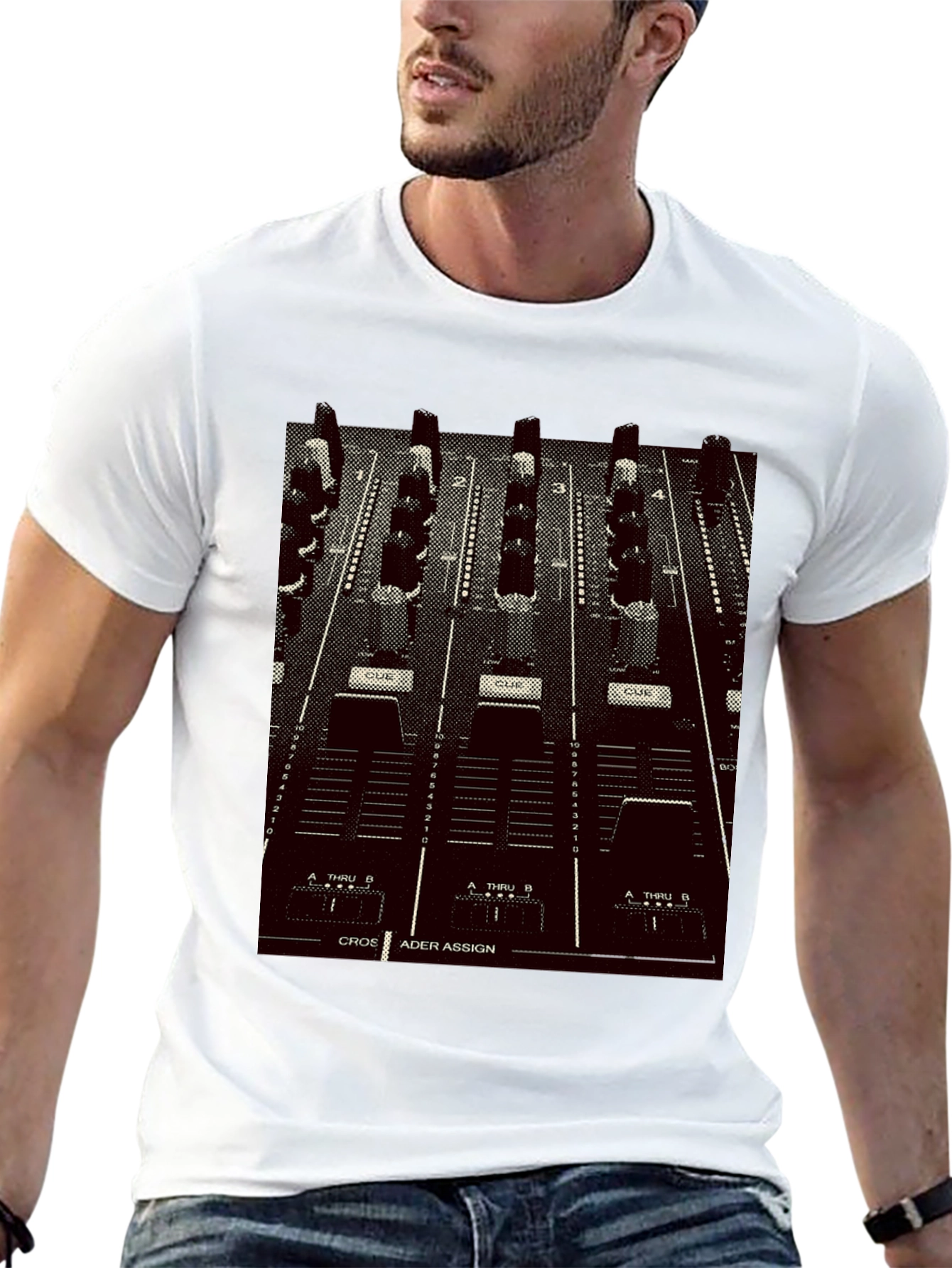 DJ Mixer Graphic Tee - Black