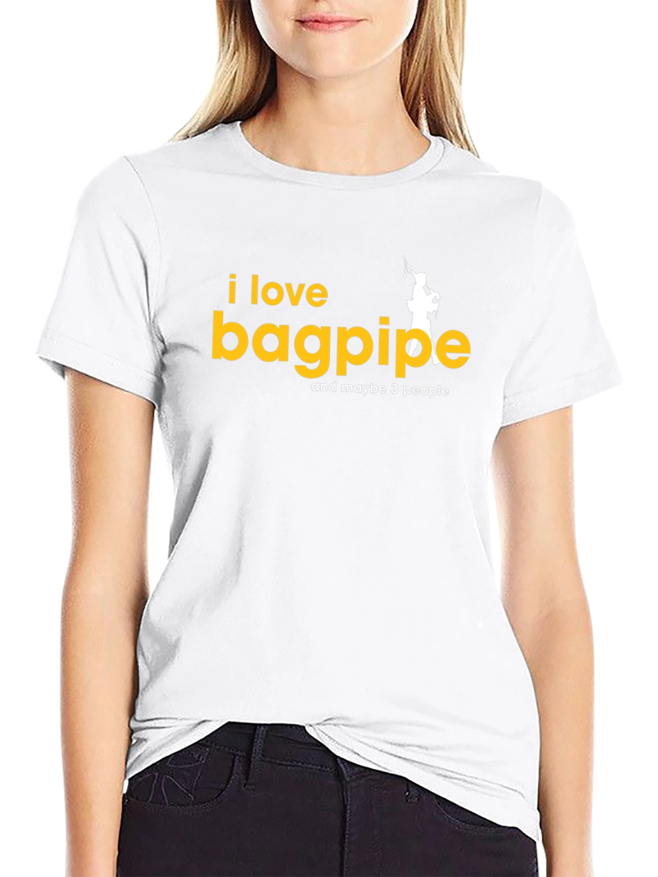 I Love Bagpipes T-Shirt