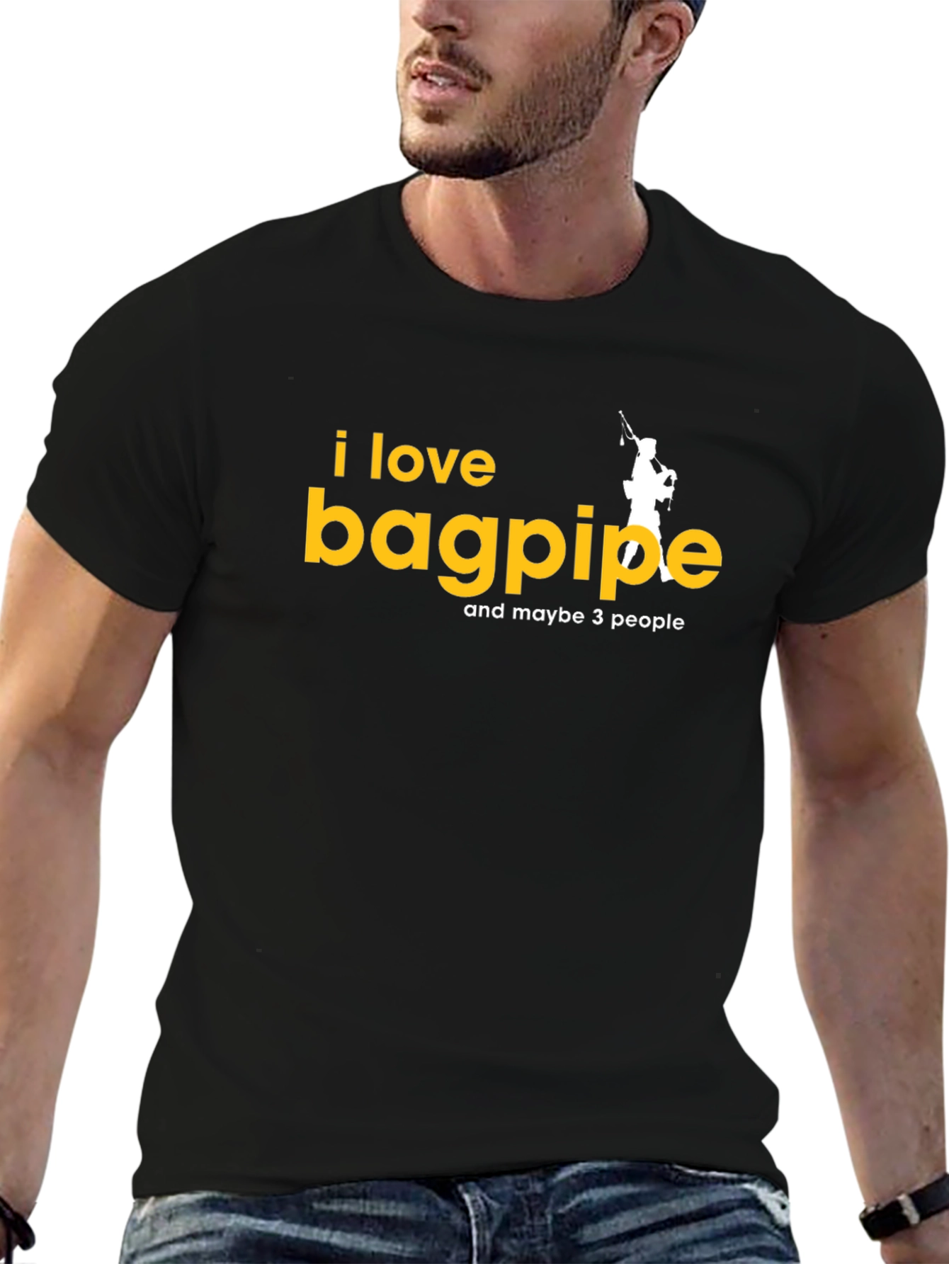 I Love Bagpipes T-Shirt