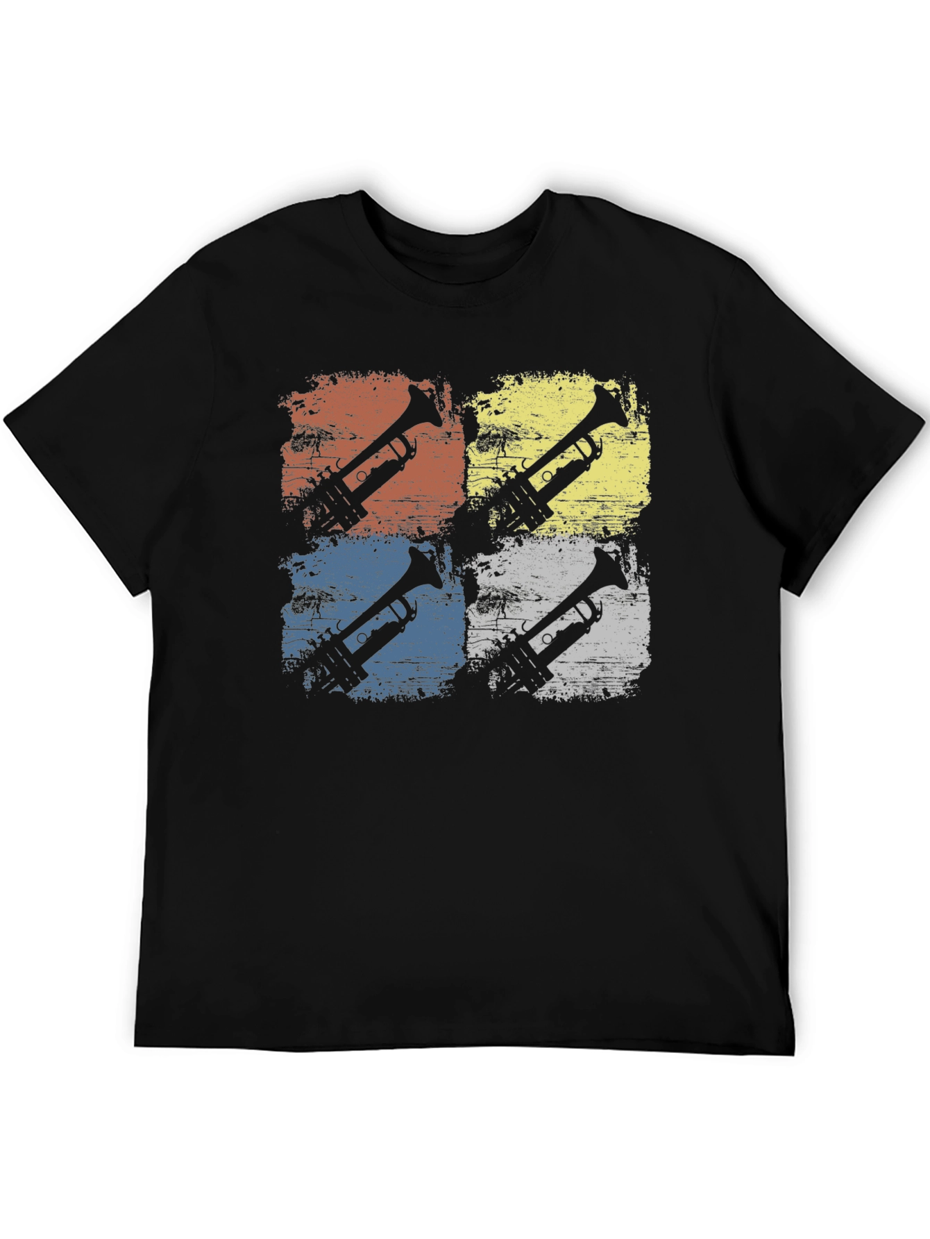 Retro Trumpet Pop Art Graphic Tee