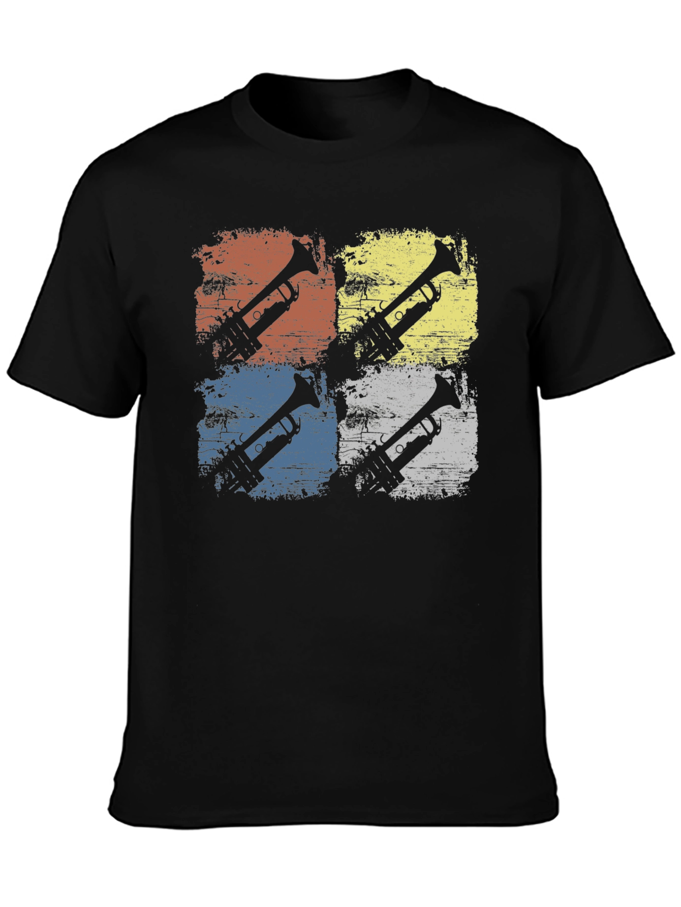 Retro Trumpet Pop Art Graphic Tee