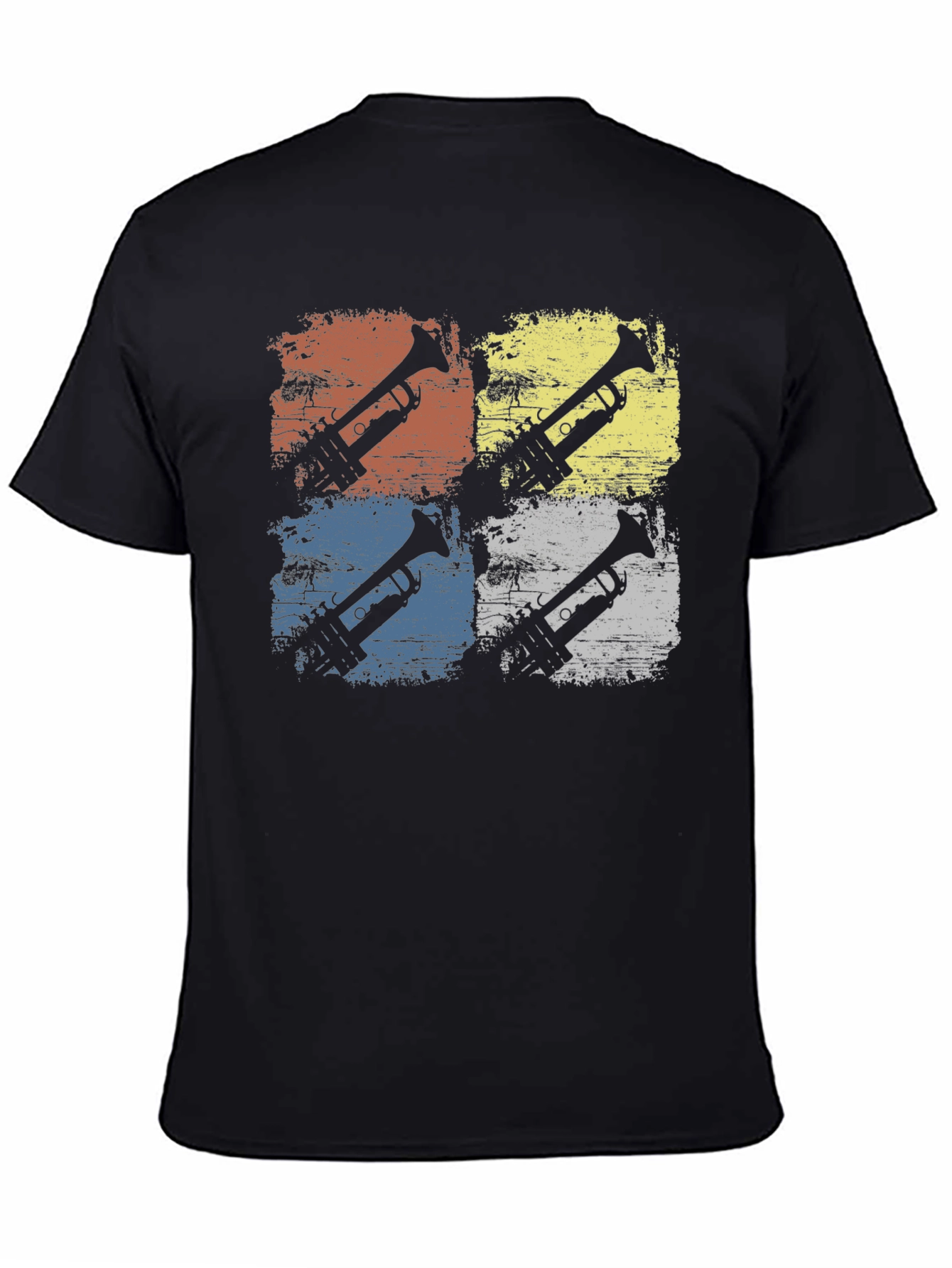Retro Trumpet Pop Art Graphic Tee