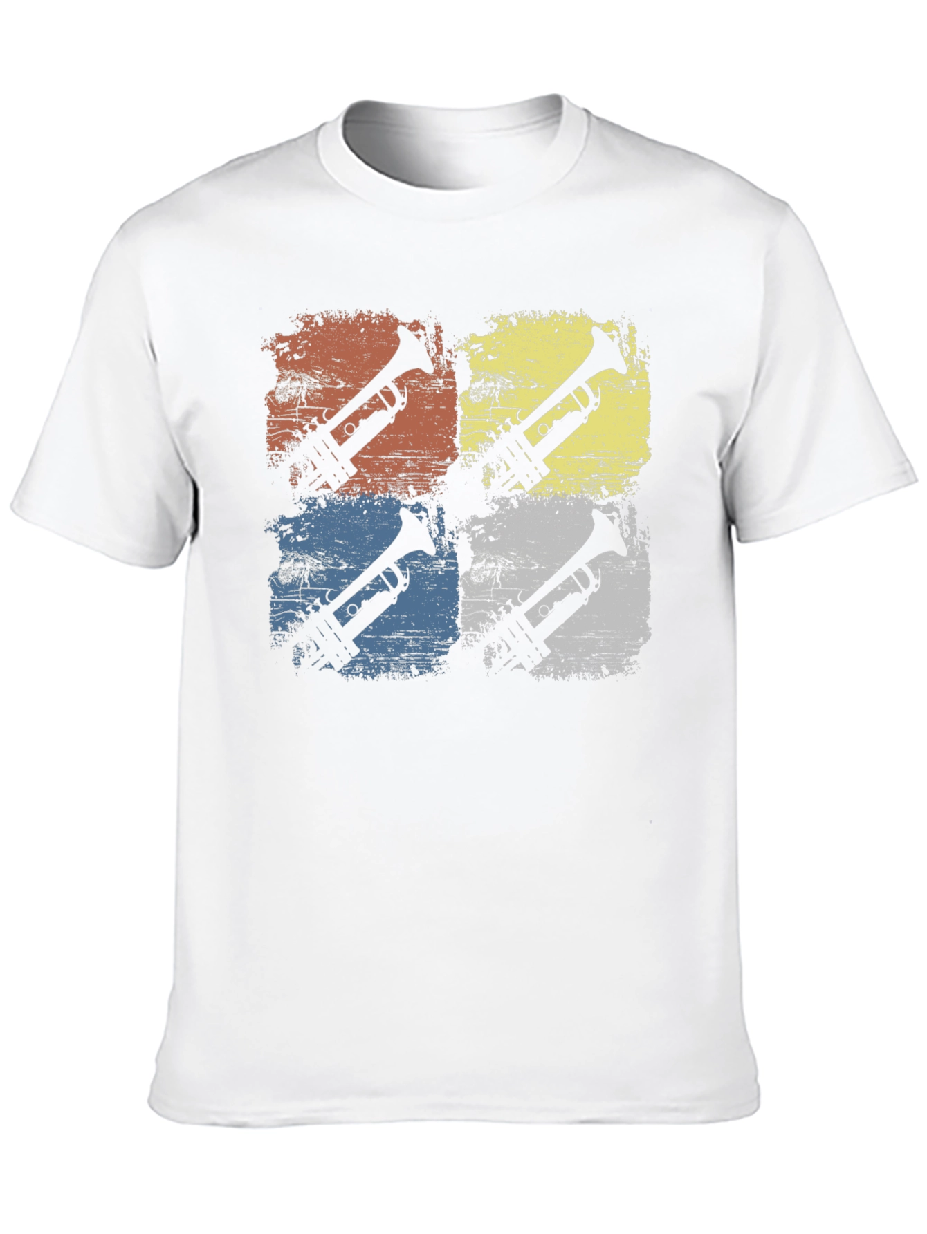 Retro Trumpet Pop Art Graphic Tee