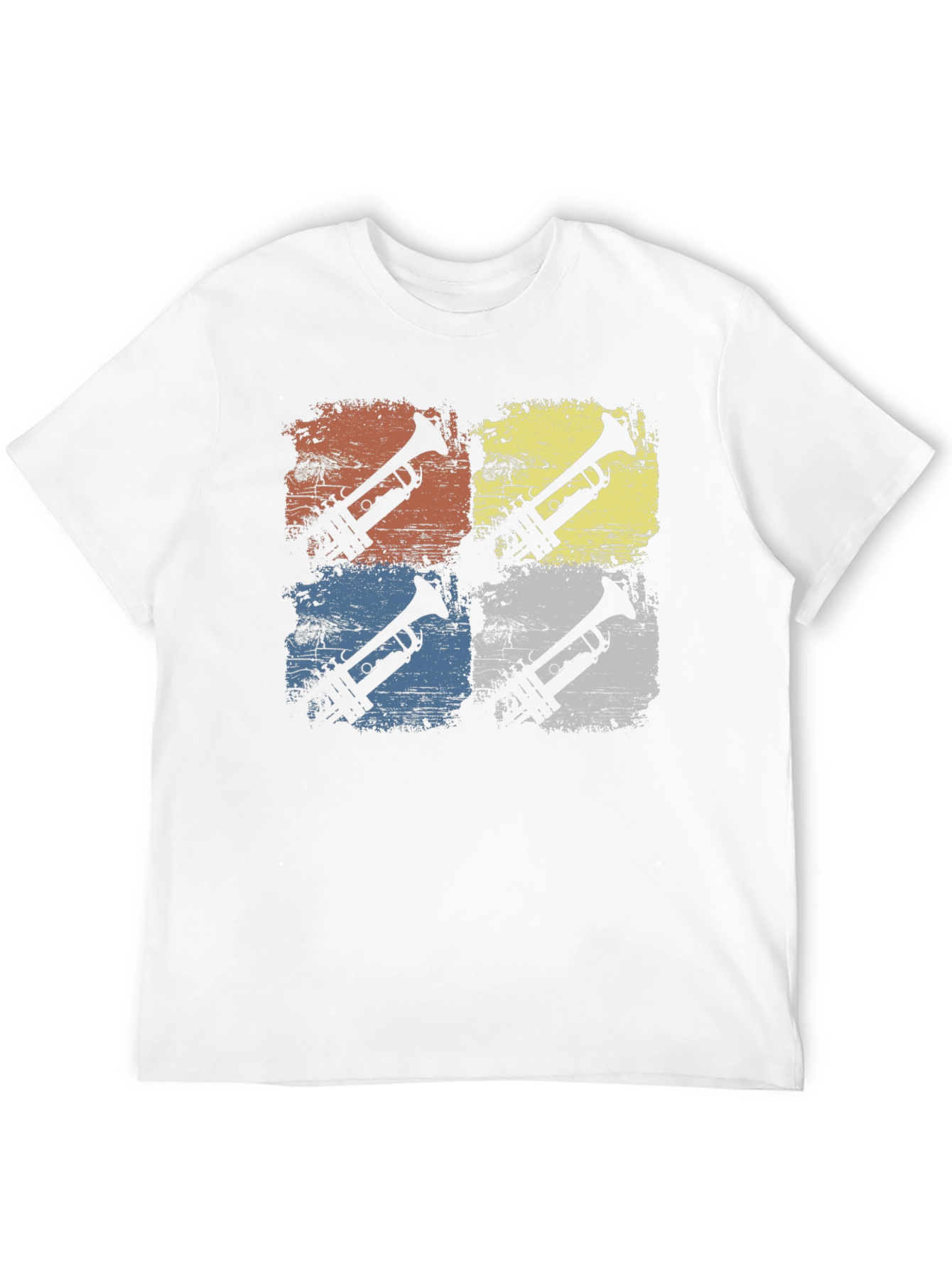 Retro Trumpet Pop Art Graphic Tee