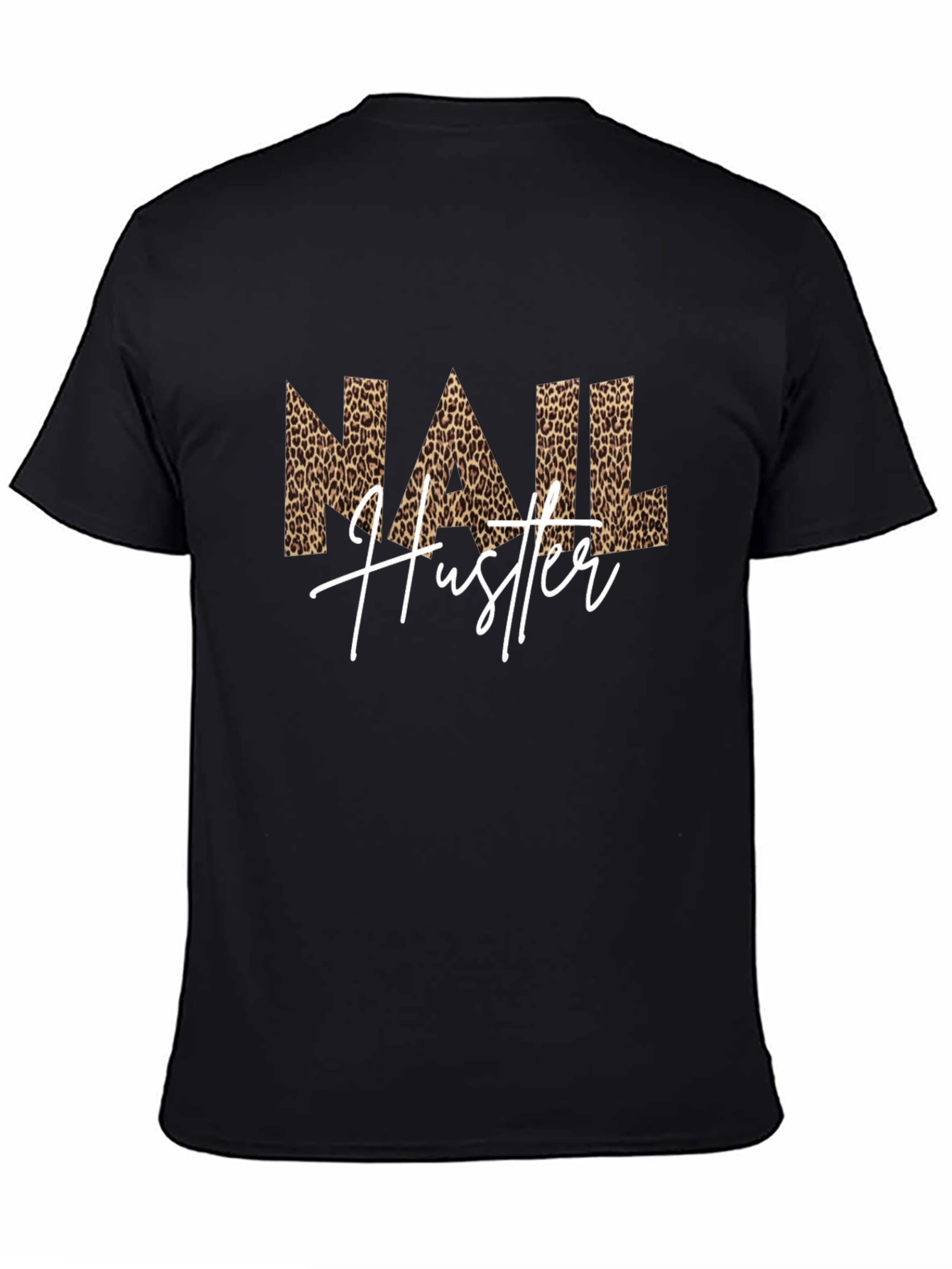 Nail Hustler Leopard Print T-Shirt