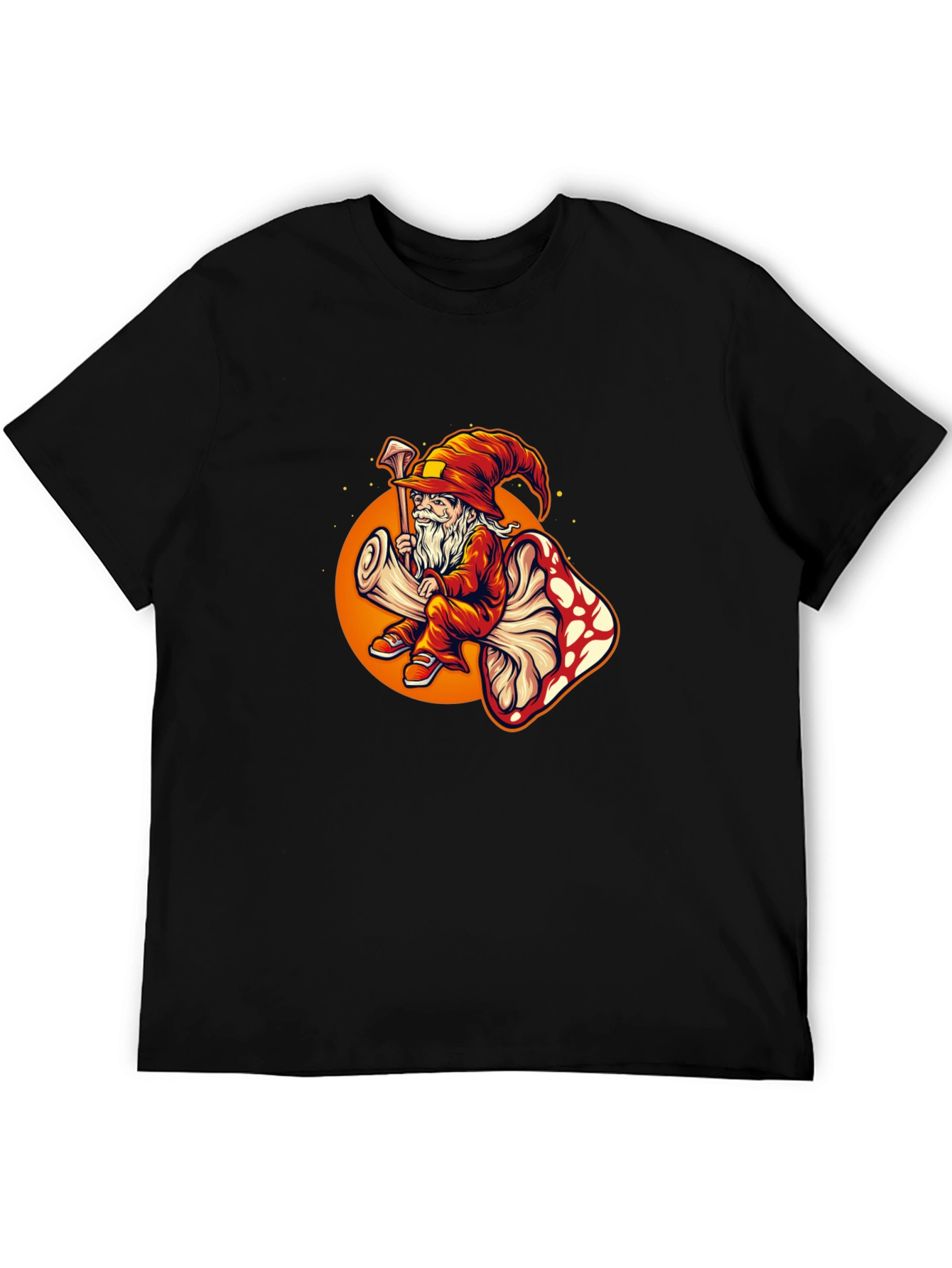Wizard Mushroom Graphic Tee - Unique Design!