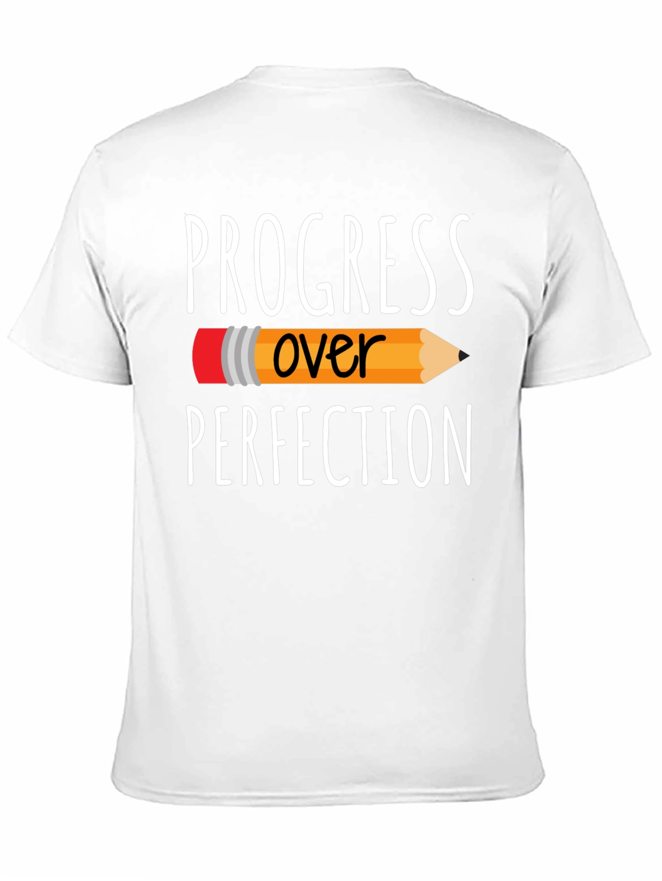 Progress Over Perfection Graphic Tee - Black T-Shirt