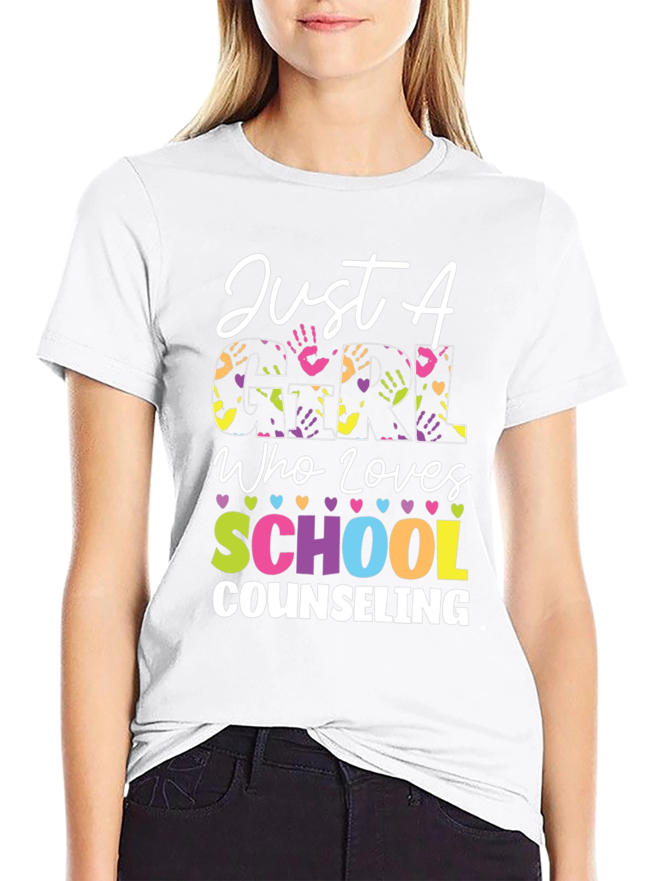 Just a Girl Who Loves School Counseling T-Shirt