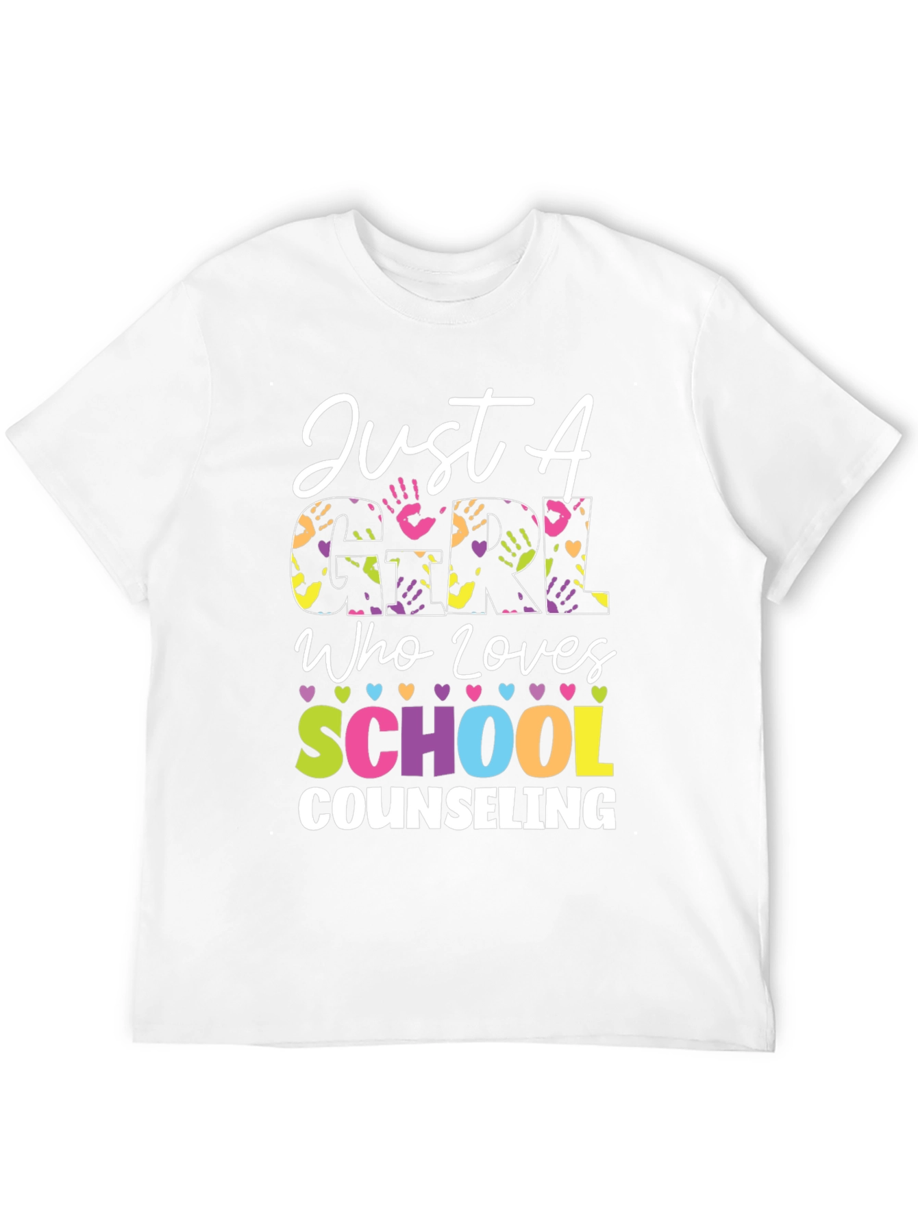 Just a Girl Who Loves School Counseling T-Shirt