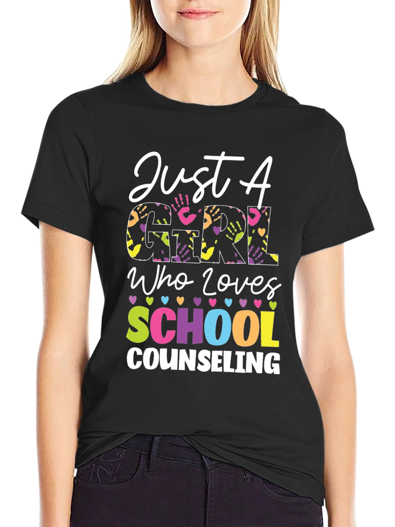 Just a Girl Who Loves School Counseling T-Shirt