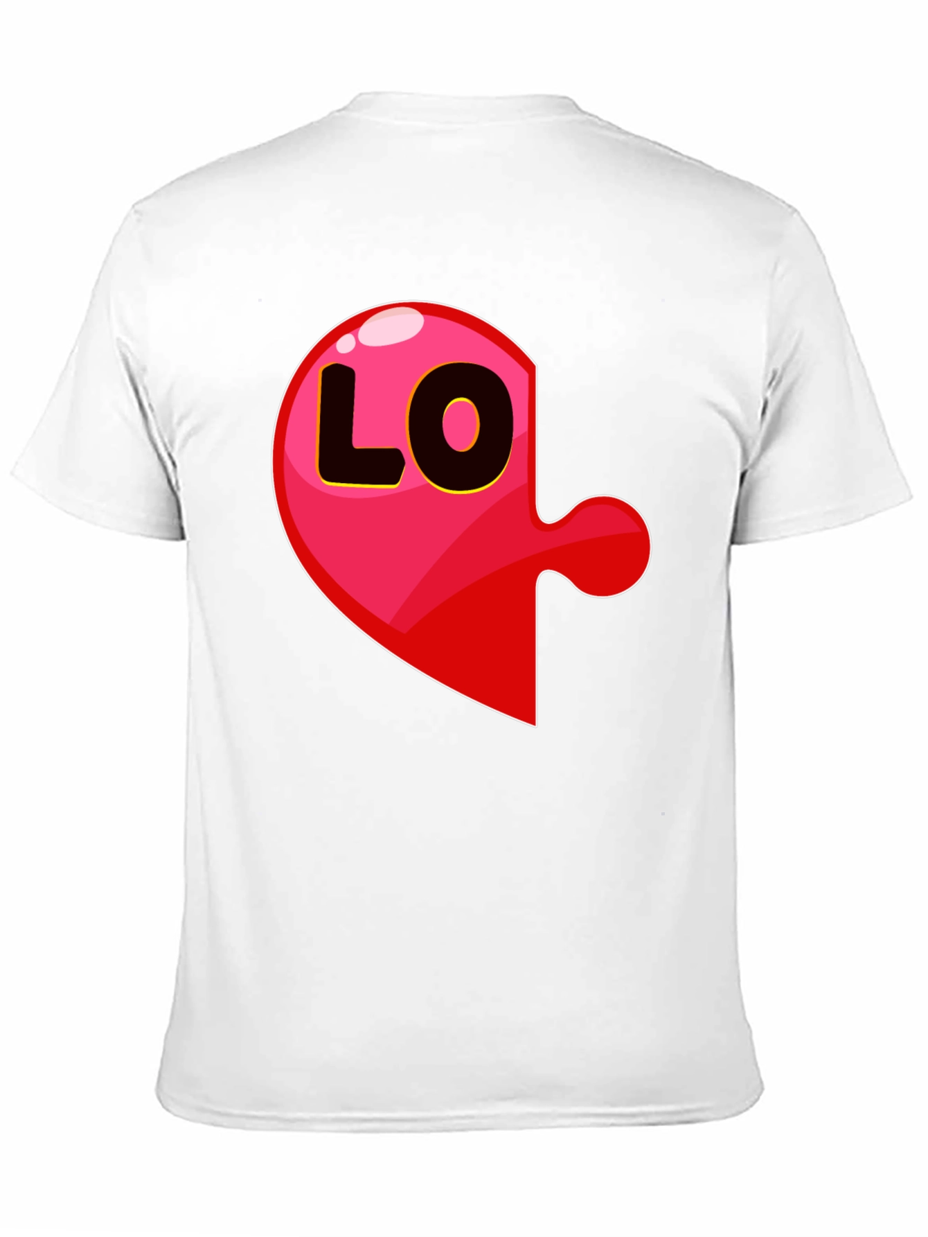 Matching Love Puzzle T-Shirt - Left Piece