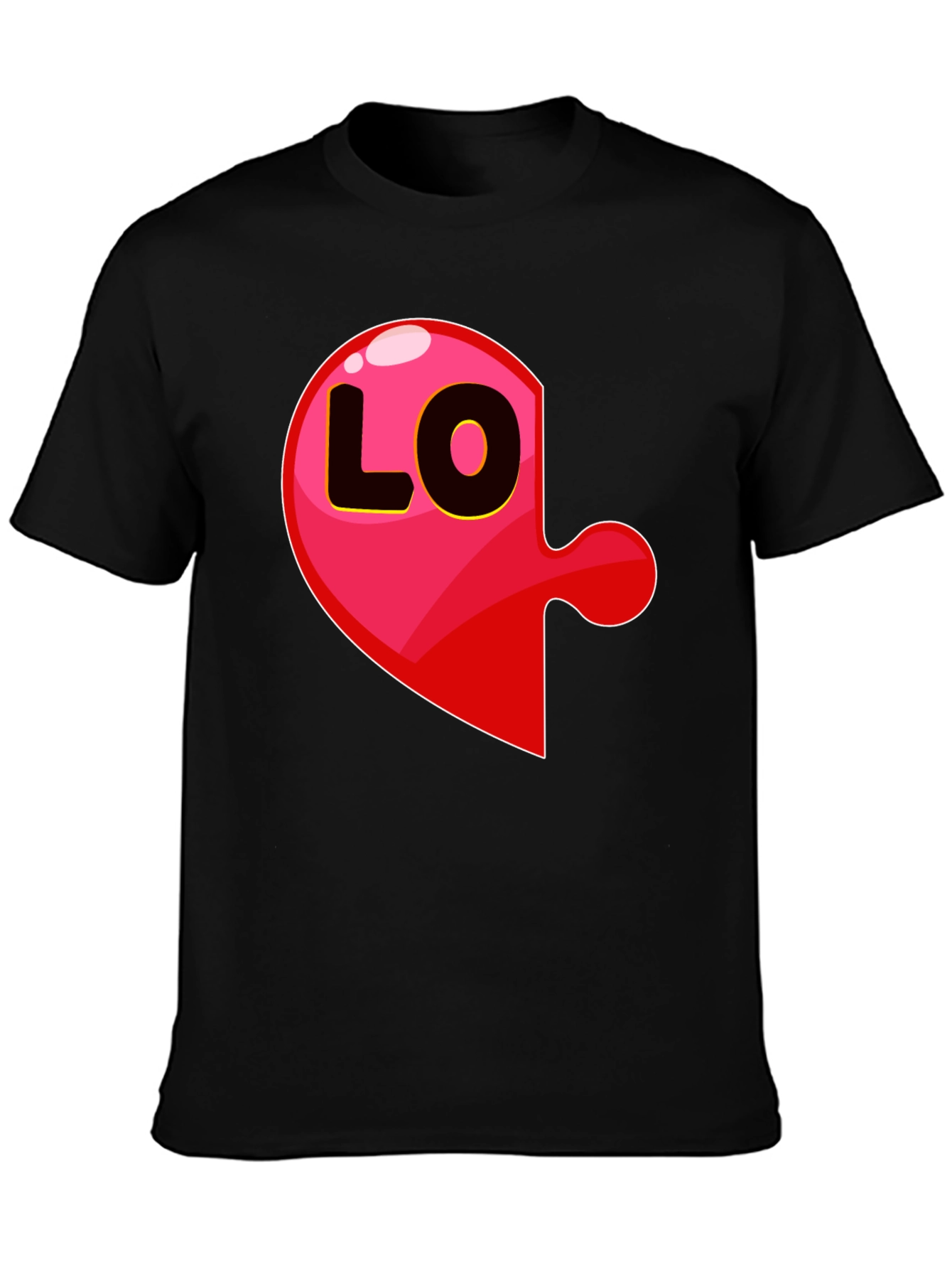Matching Love Puzzle T-Shirt - Left Piece