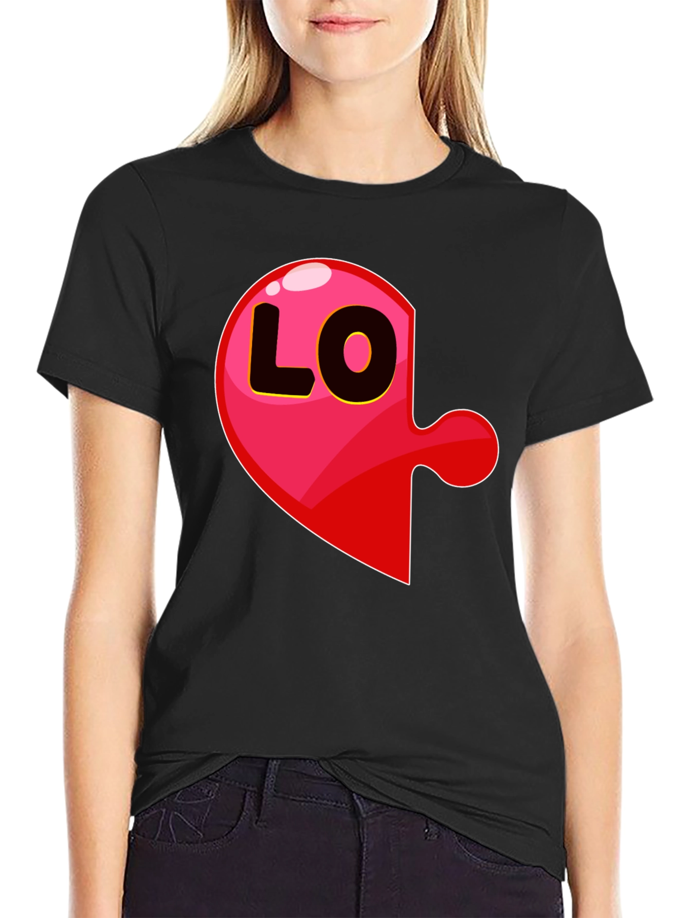 Matching Love Puzzle T-Shirt - Left Piece