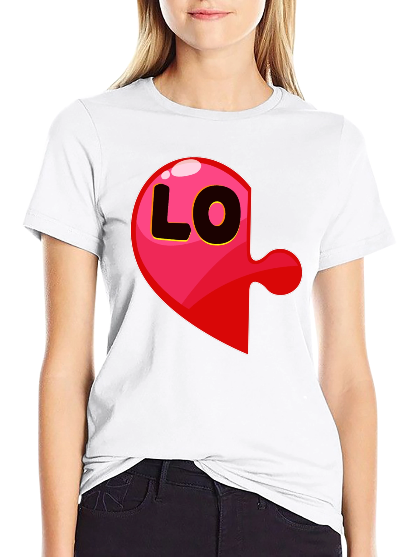 Matching Love Puzzle T-Shirt - Left Piece