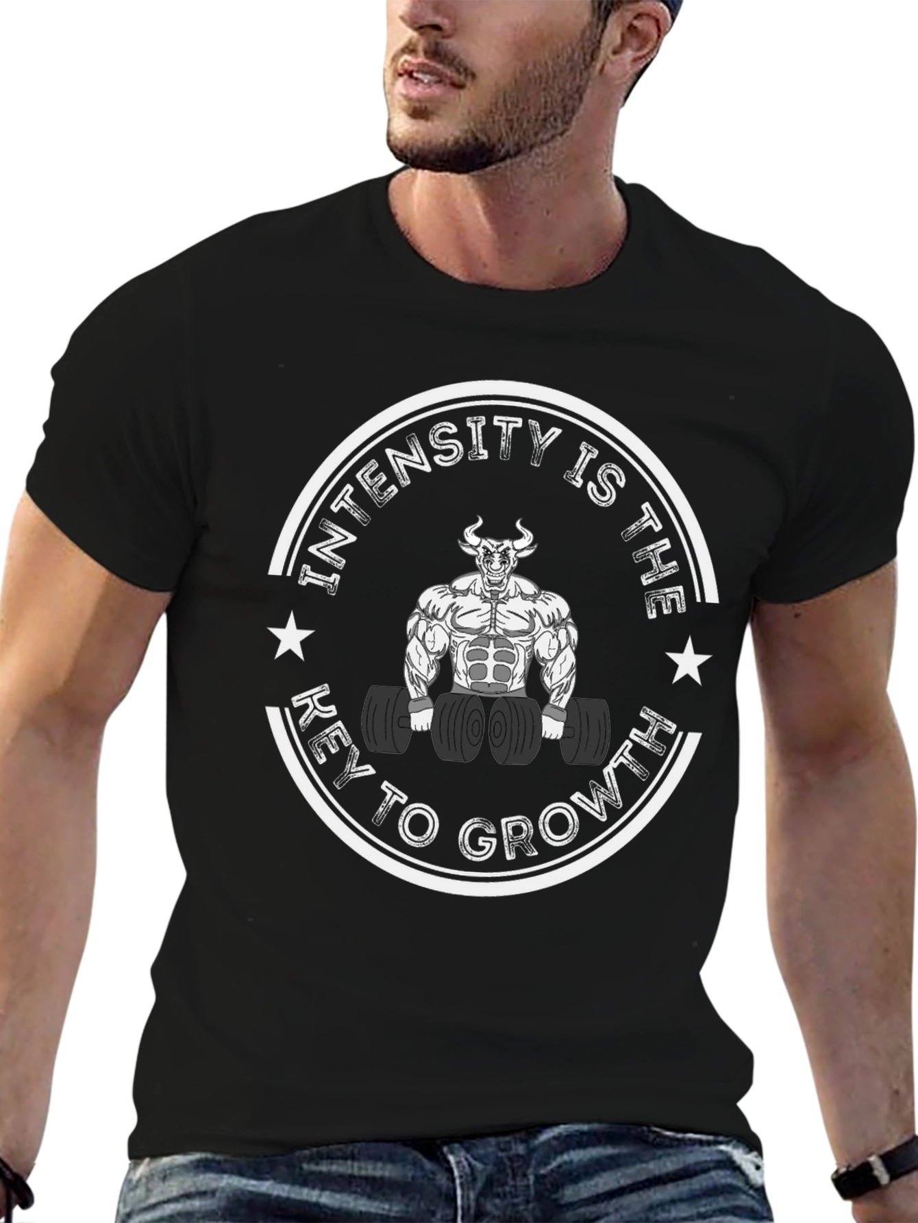 Intensity Is Key To Growth - Workout T-Shirt