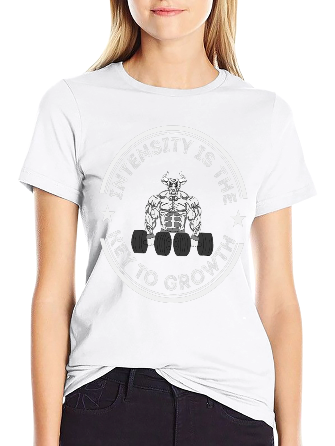 Intensity Is Key To Growth - Workout T-Shirt