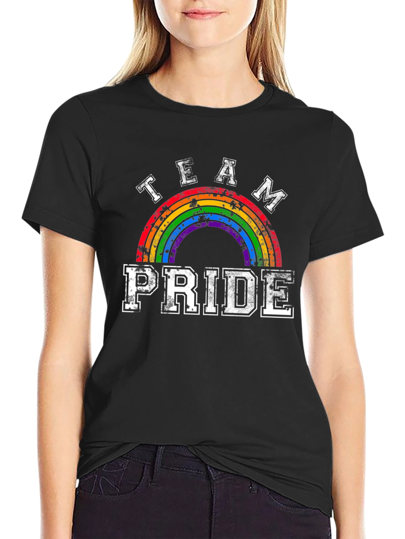 Team Pride Rainbow Graphic Tee