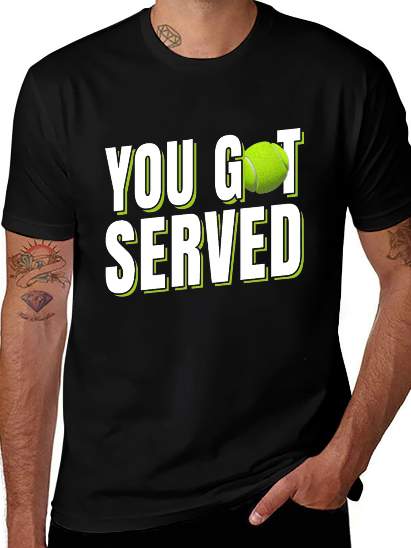 You Got Served Tennis T-Shirt - Novelty Design