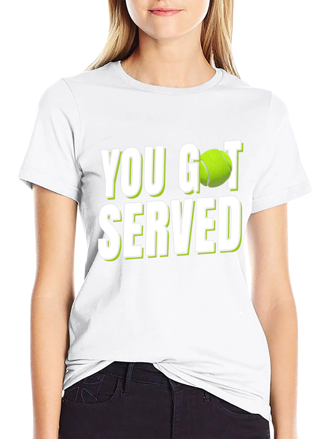 You Got Served Tennis T-Shirt - Novelty Design