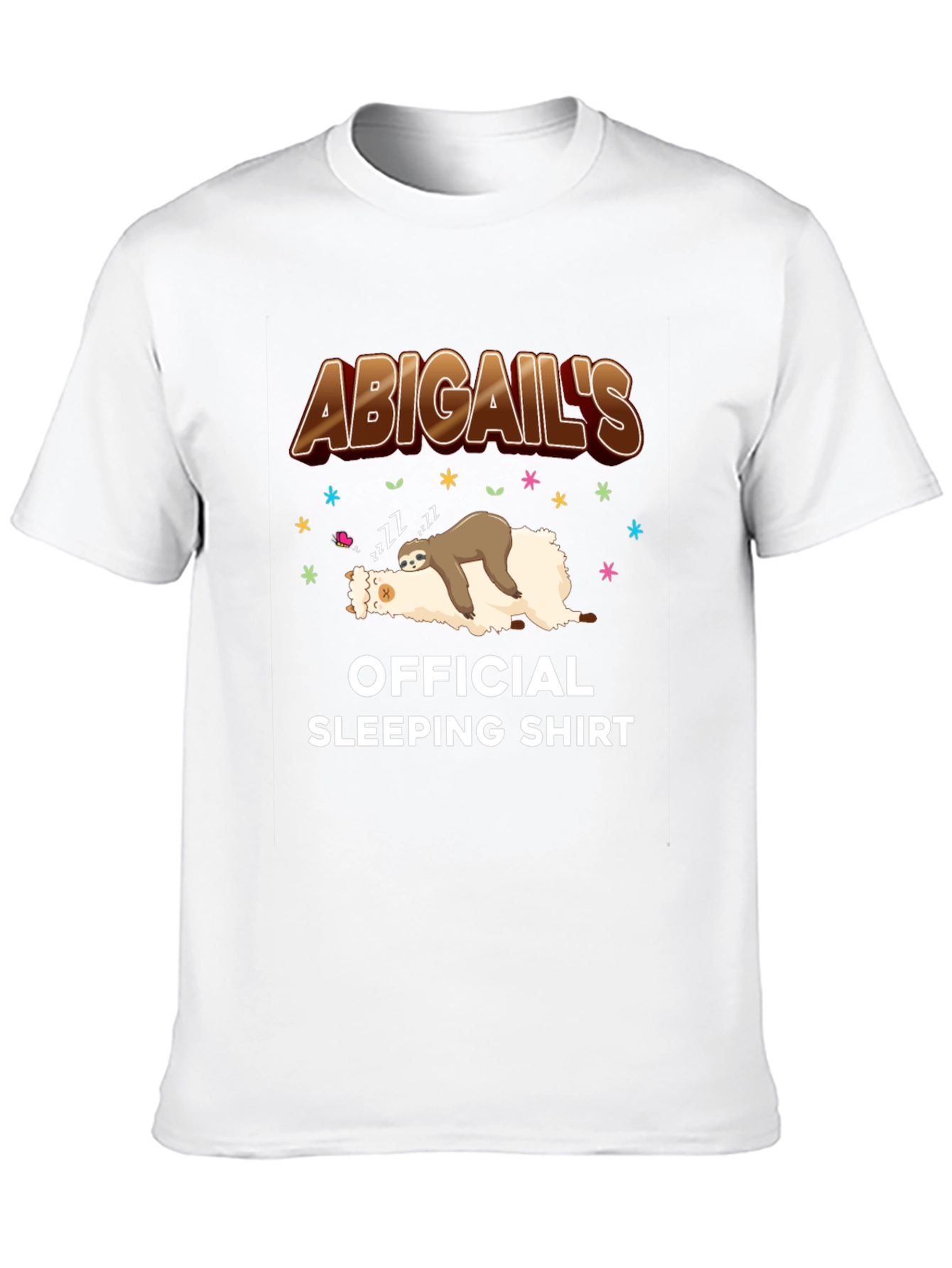 Abigails Official Sleeping Sloth Shirt