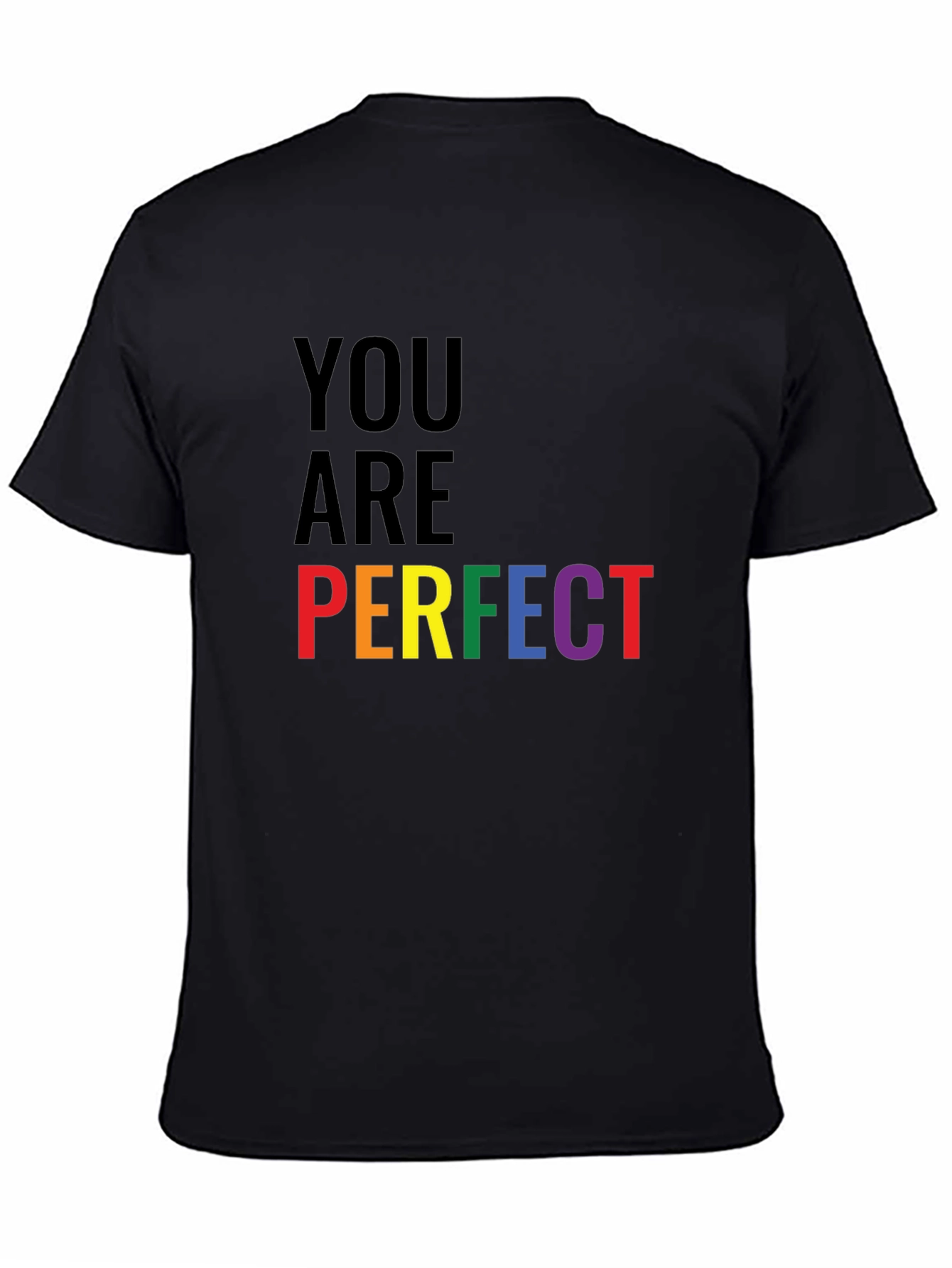 You Are Perfect Pride T-Shirt - Black