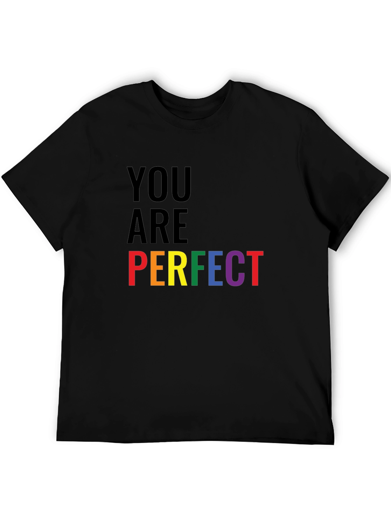 You Are Perfect Pride T-Shirt - Black
