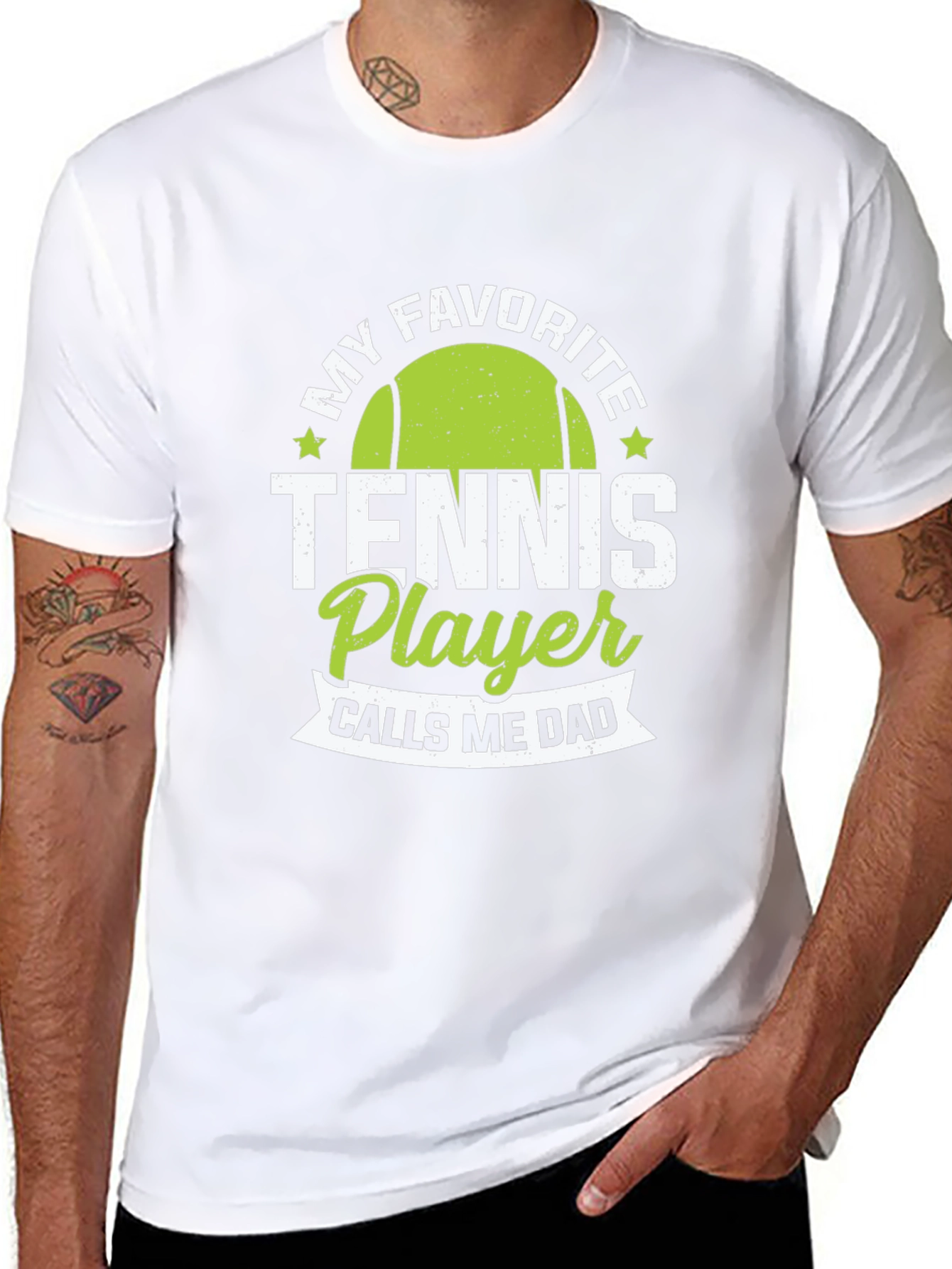 My Favorite Tennis Player Calls Me Dad T-Shirt