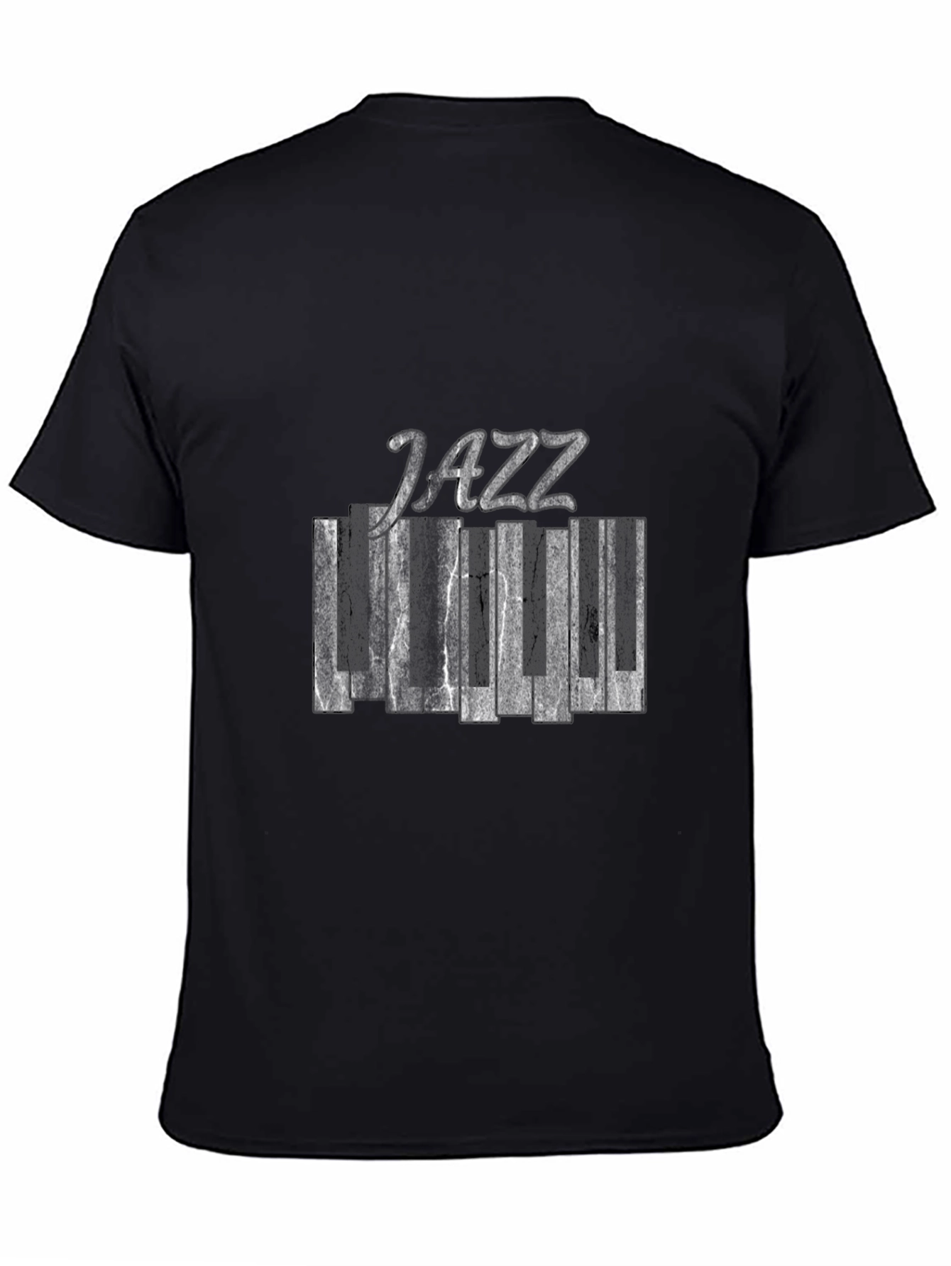Jazz Piano Keys T-Shirt - Black