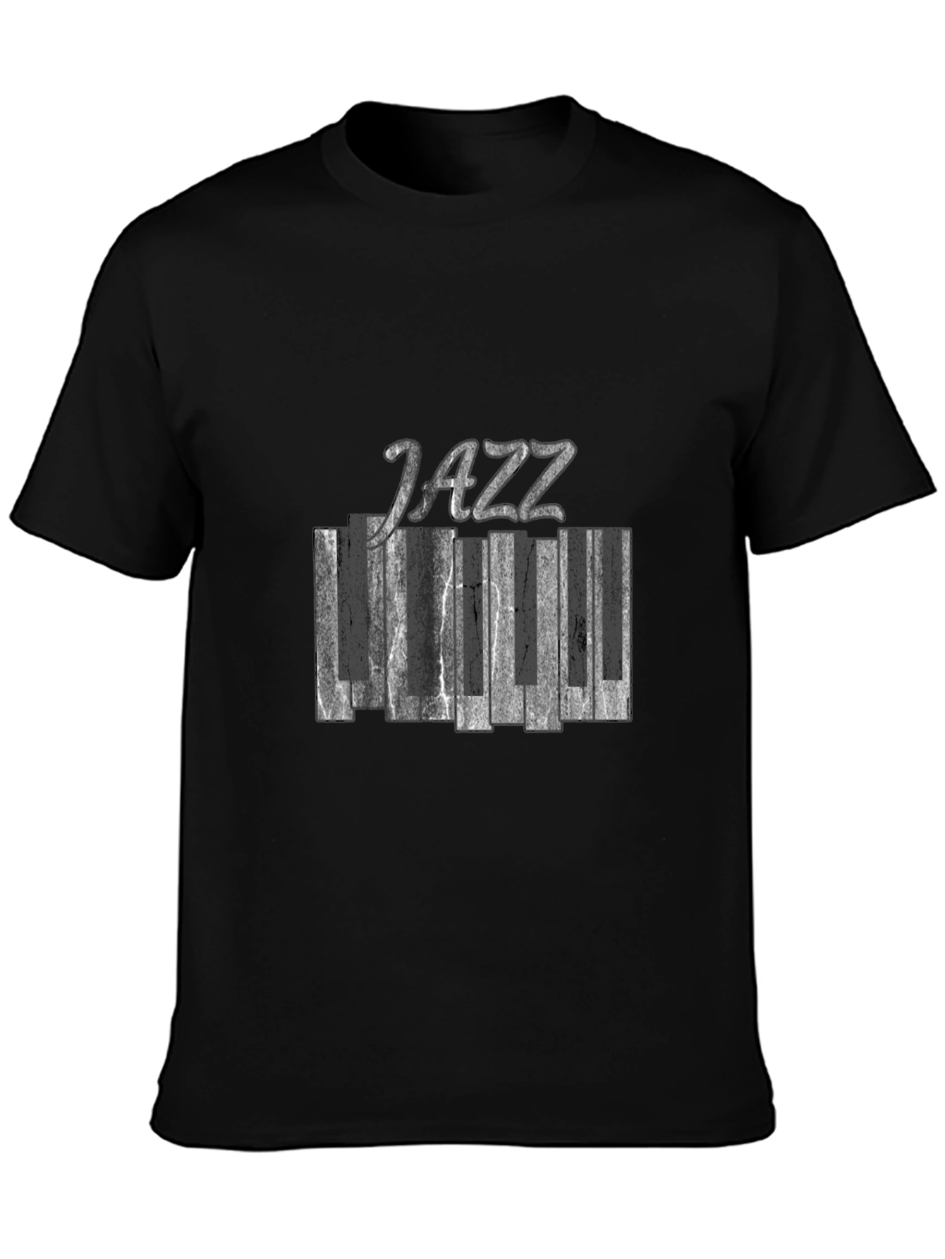 Jazz Piano Keys T-Shirt - Black