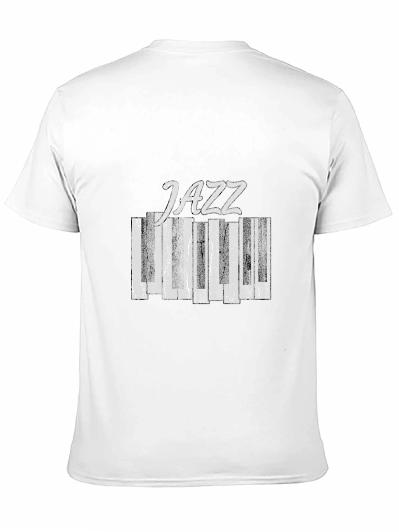 Jazz Piano Keys T-Shirt - Black