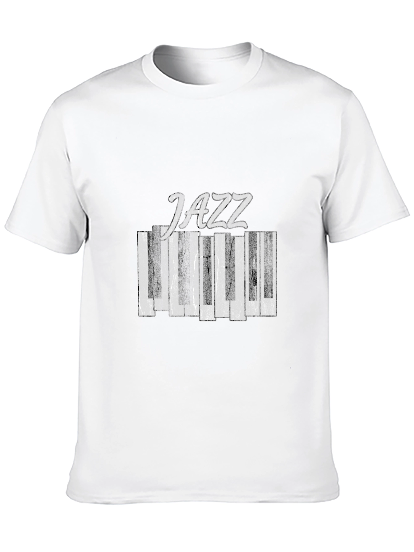 Jazz Piano Keys T-Shirt - Black