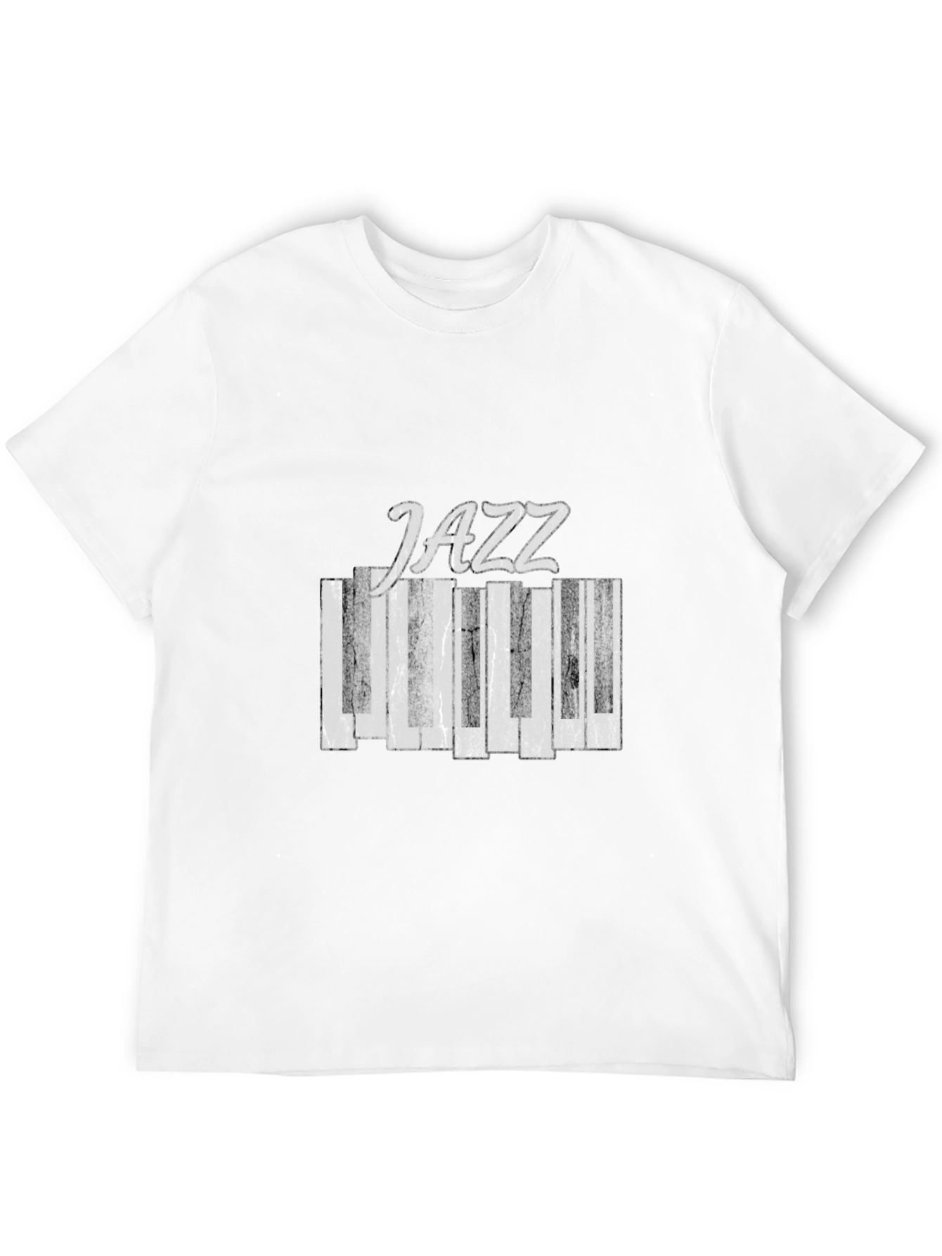 Jazz Piano Keys T-Shirt - Black