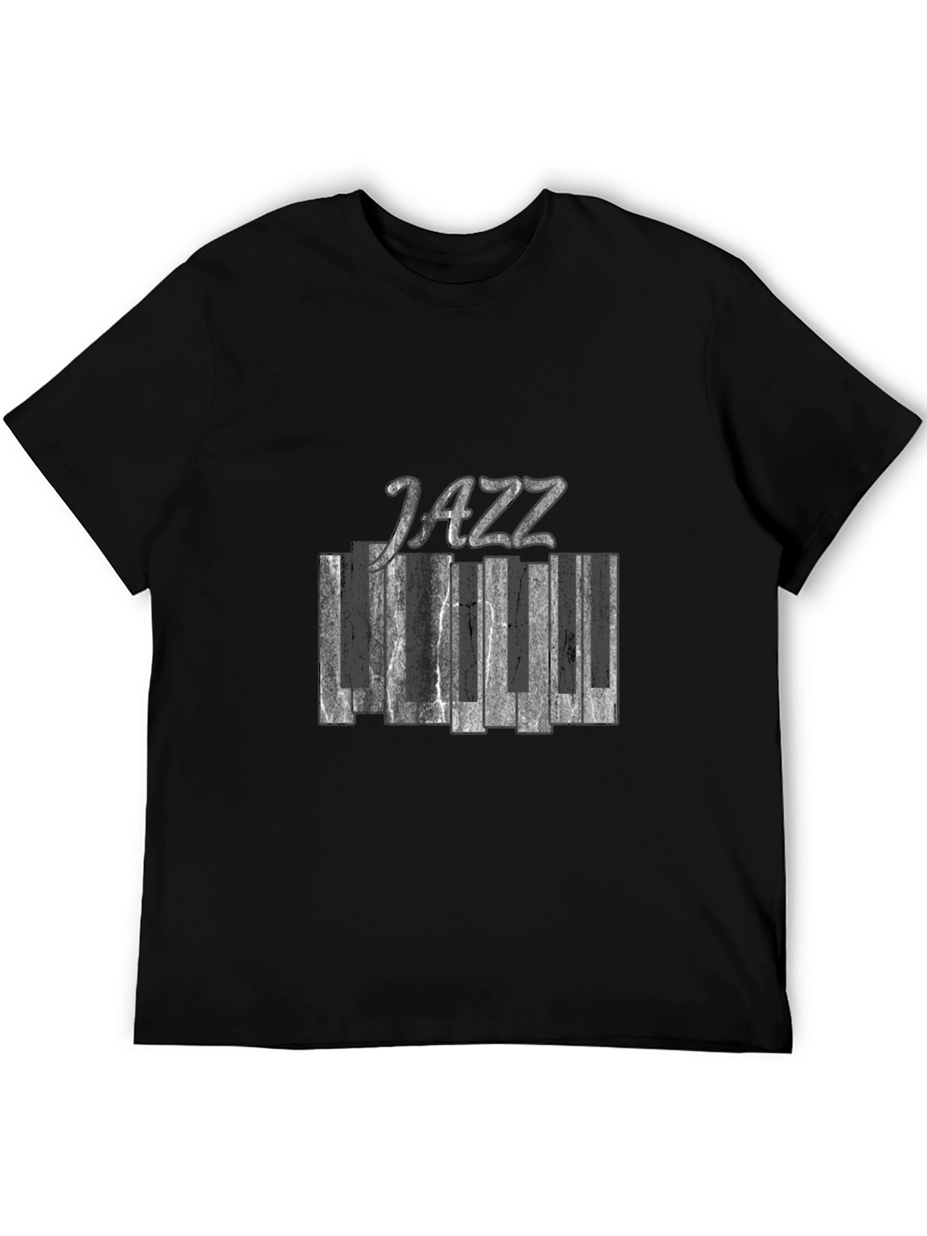 Jazz Piano Keys T-Shirt - Black