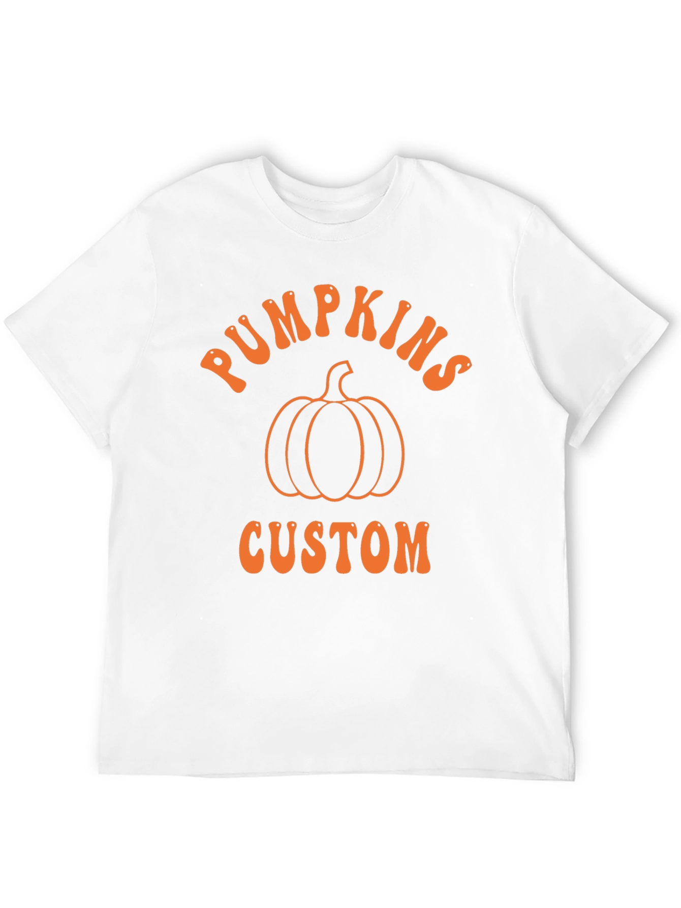 Pumpkin Custom T-Shirt - Halloween Apparel
