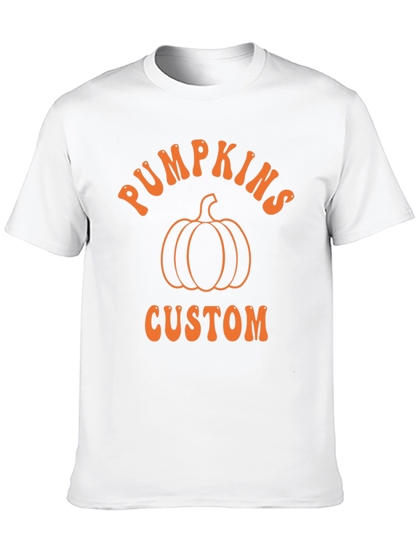 Pumpkin Custom T-Shirt - Halloween Apparel