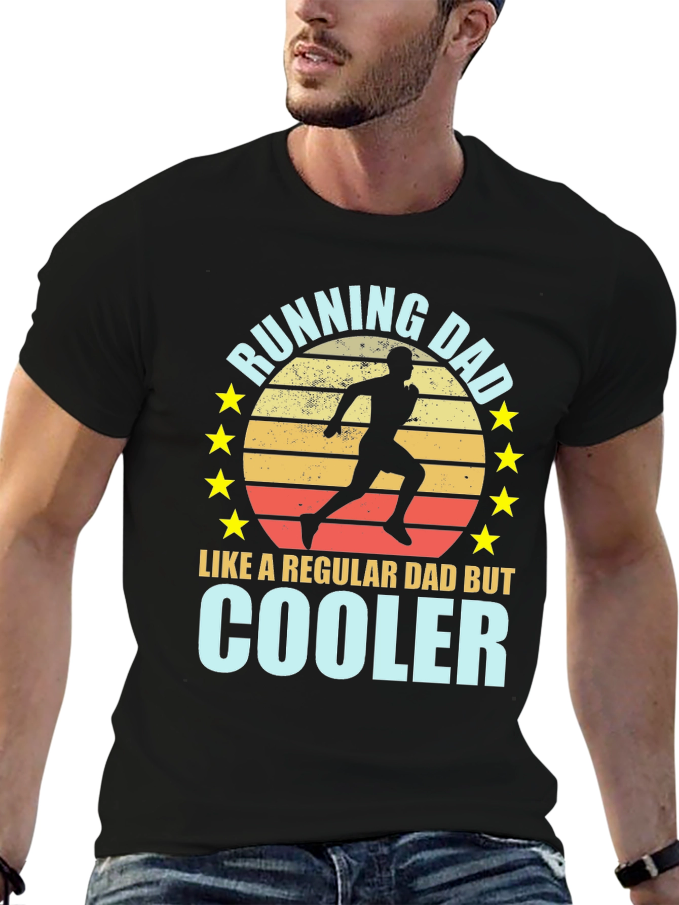 Running Dad T-Shirt - Cool Dad Tee