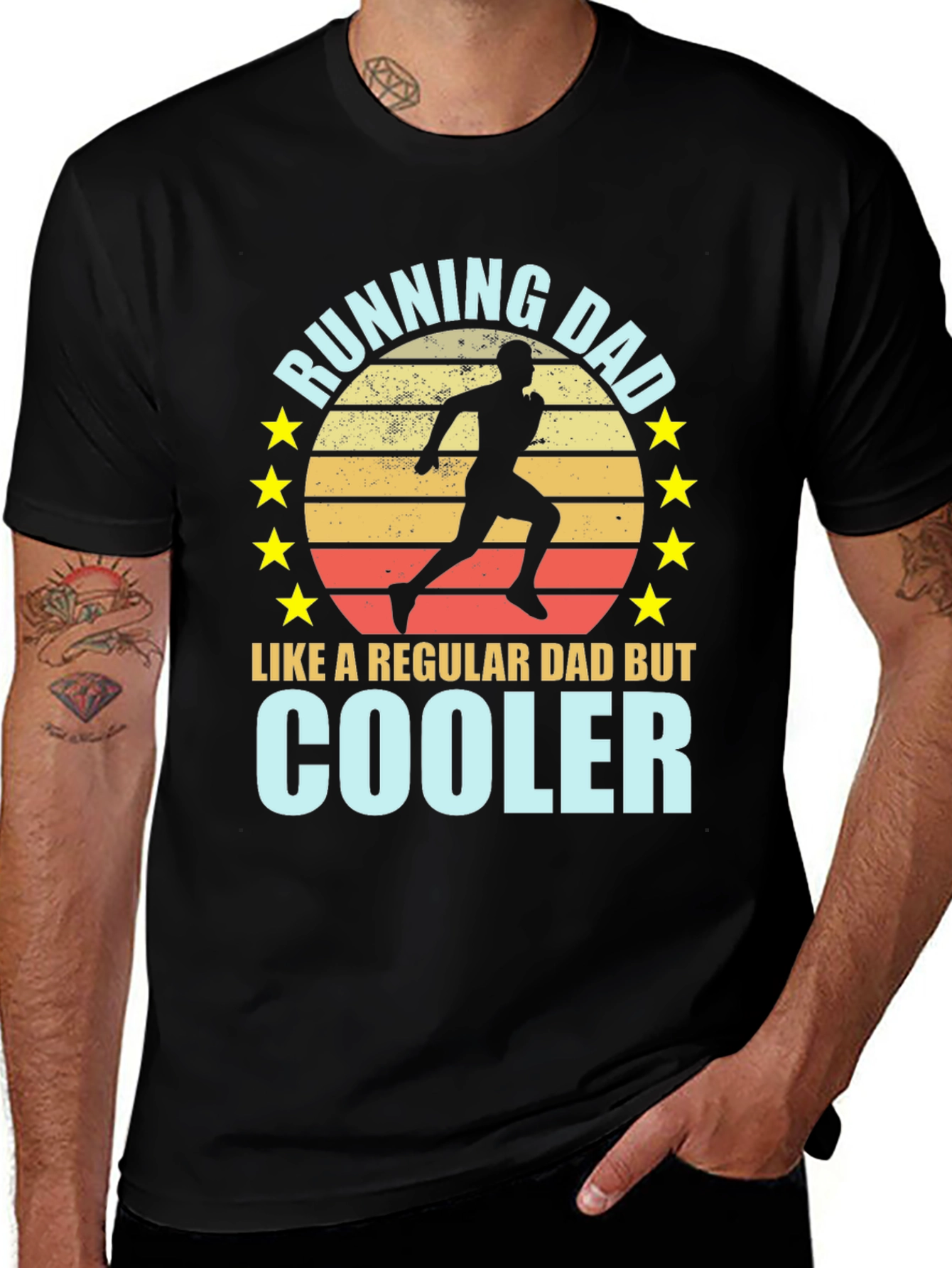 Running Dad T-Shirt - Cool Dad Tee
