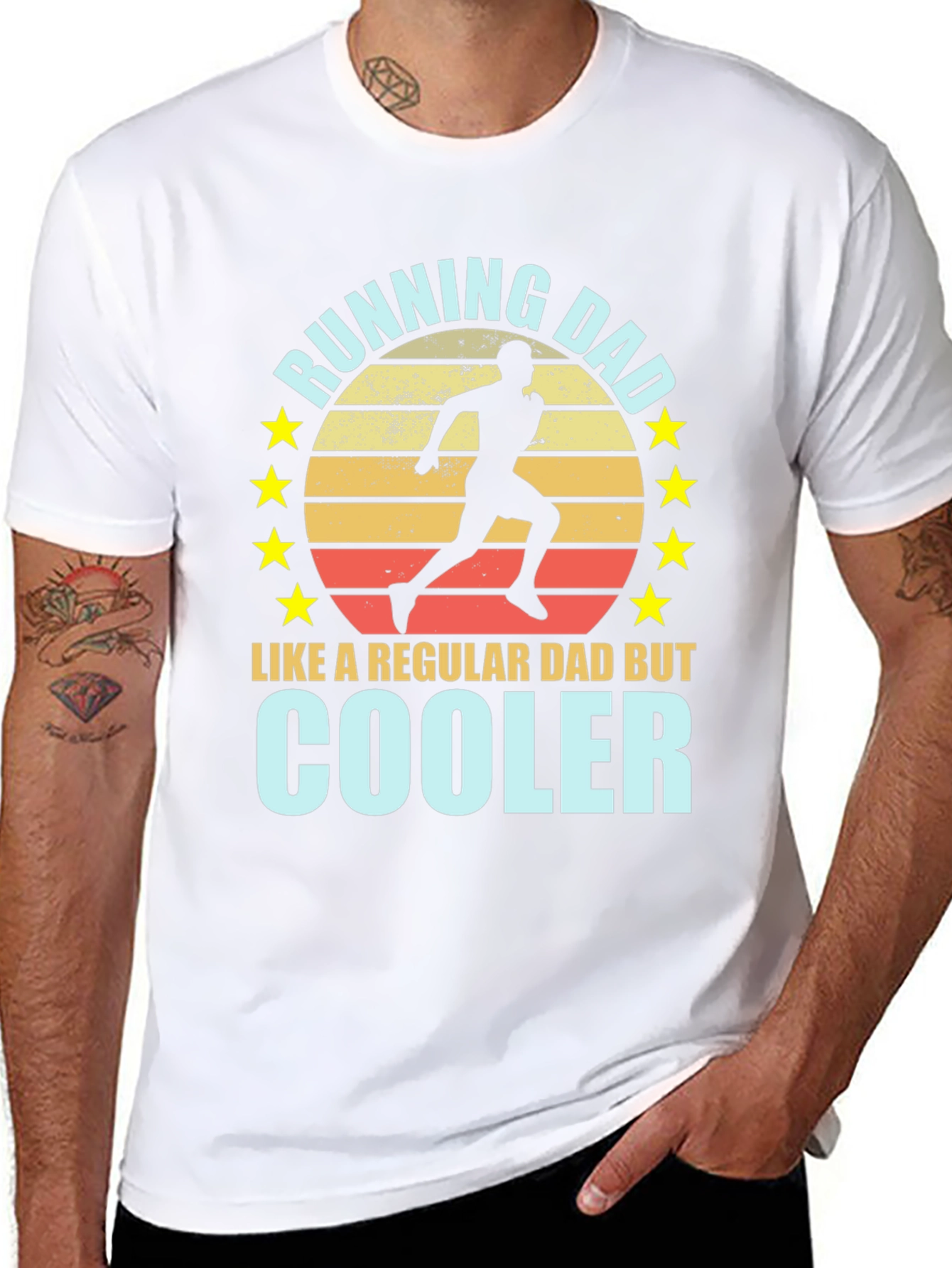 Running Dad T-Shirt - Cool Dad Tee