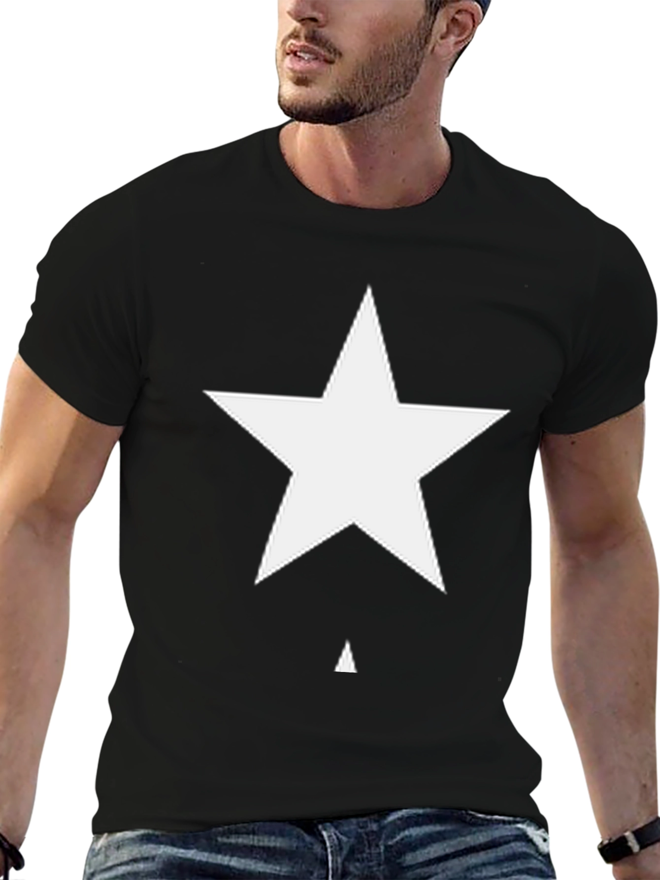 Starman Black T-Shirt - Classic Rock Tee