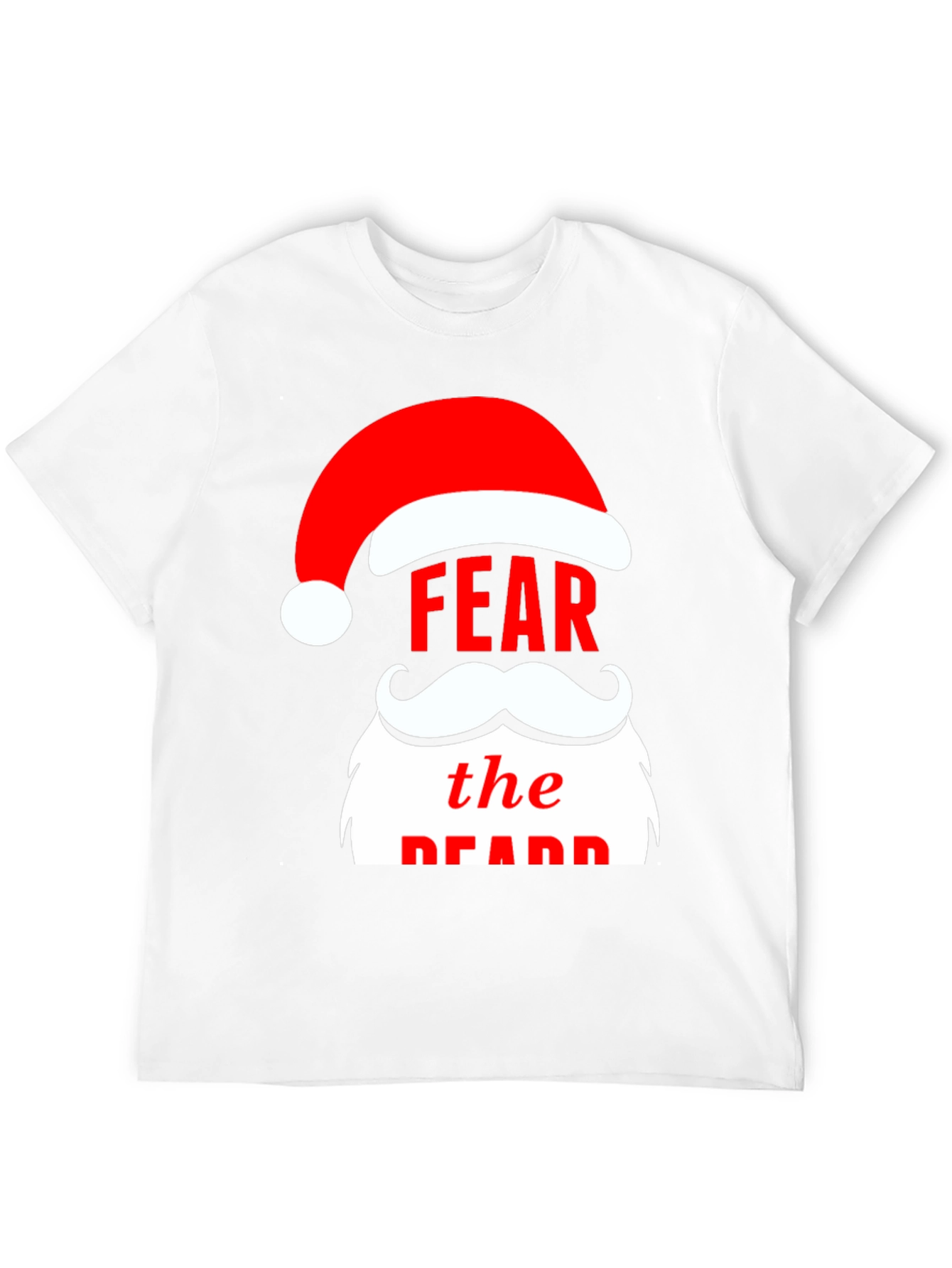 Fear the Beard Santa Tee