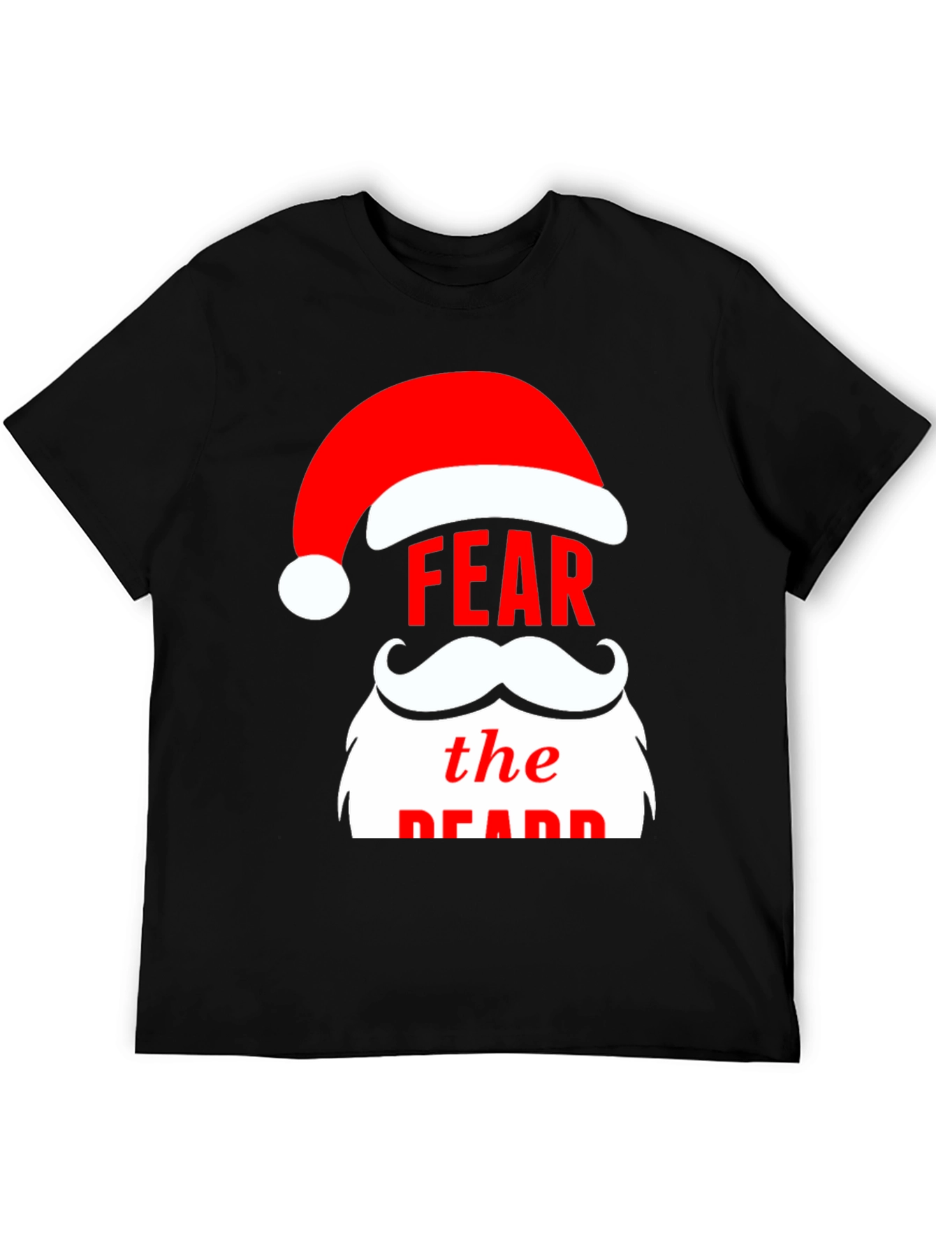 Fear the Beard Santa Tee