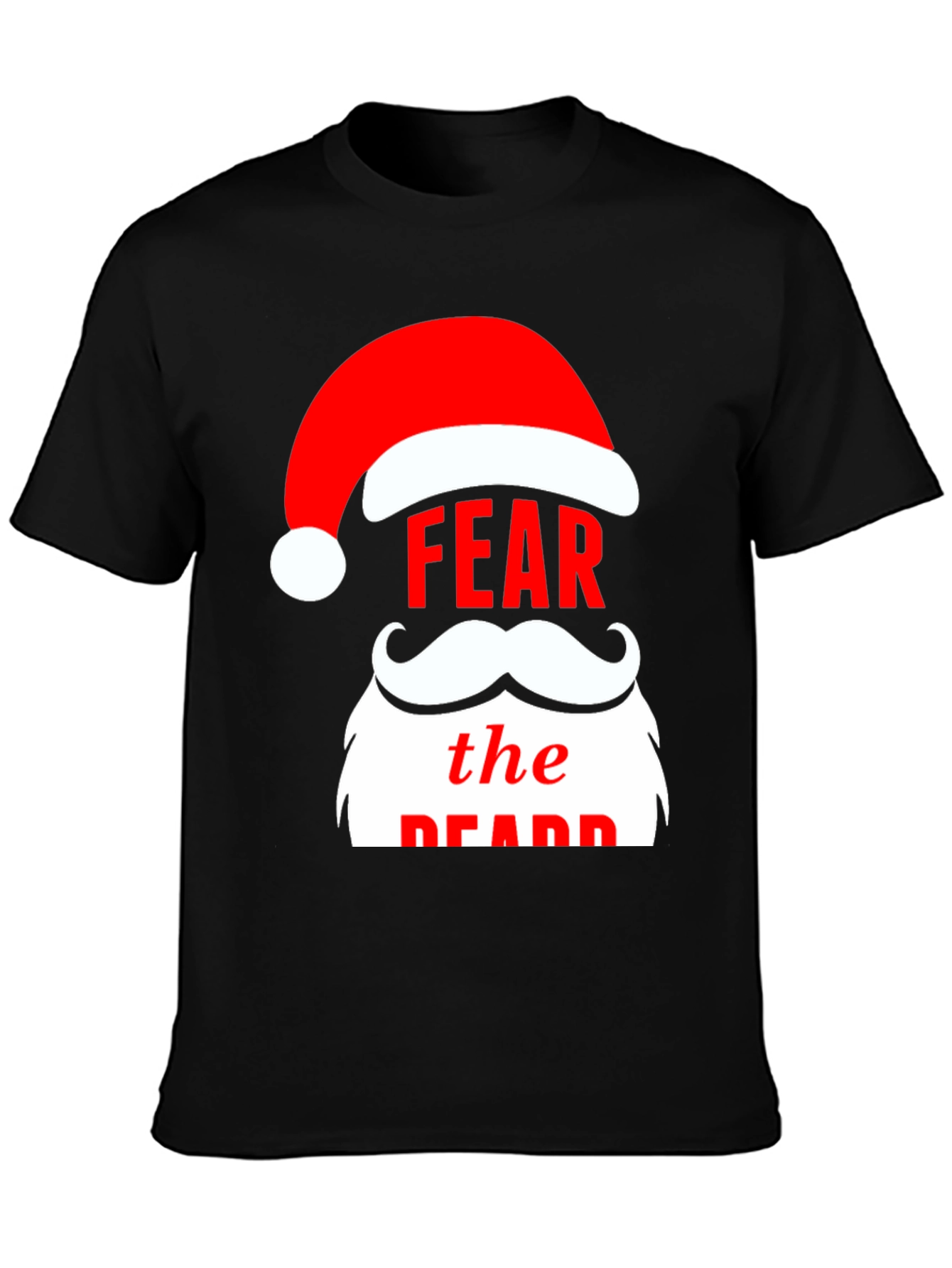 Fear the Beard Santa Tee