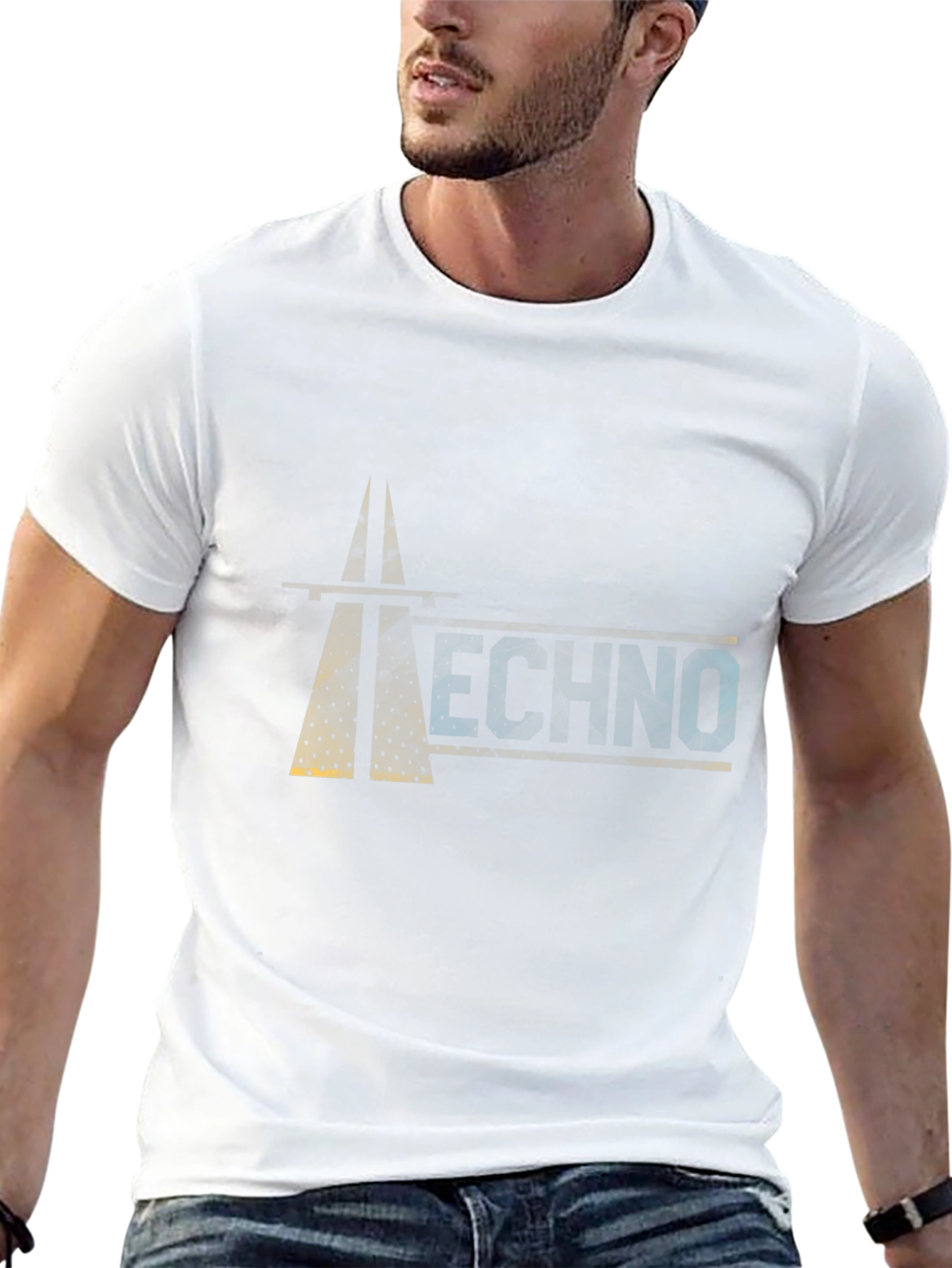 Techno Graphic Black T-Shirt